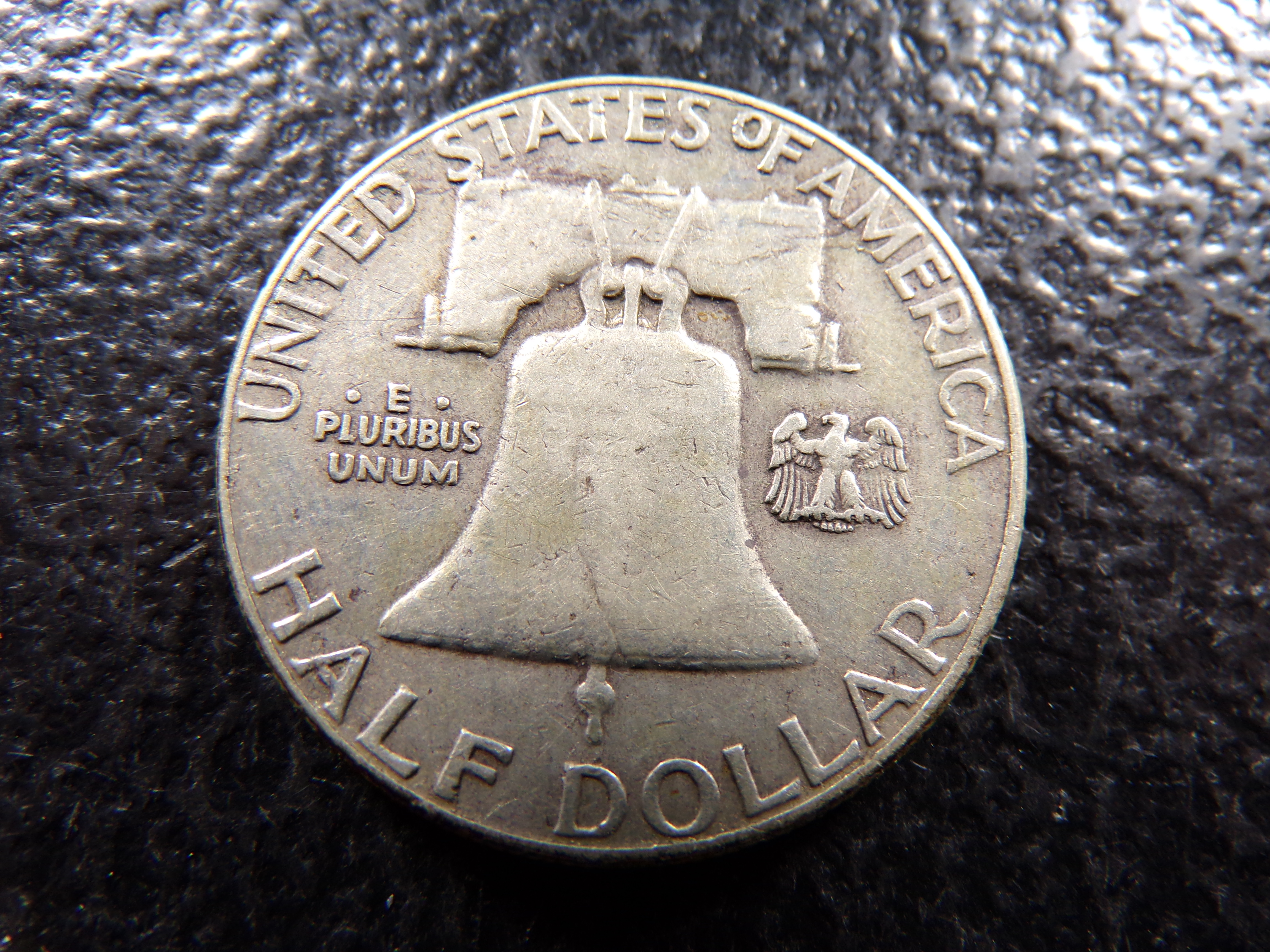 1959 FRANKLIN SILVER HALF DOLLAR