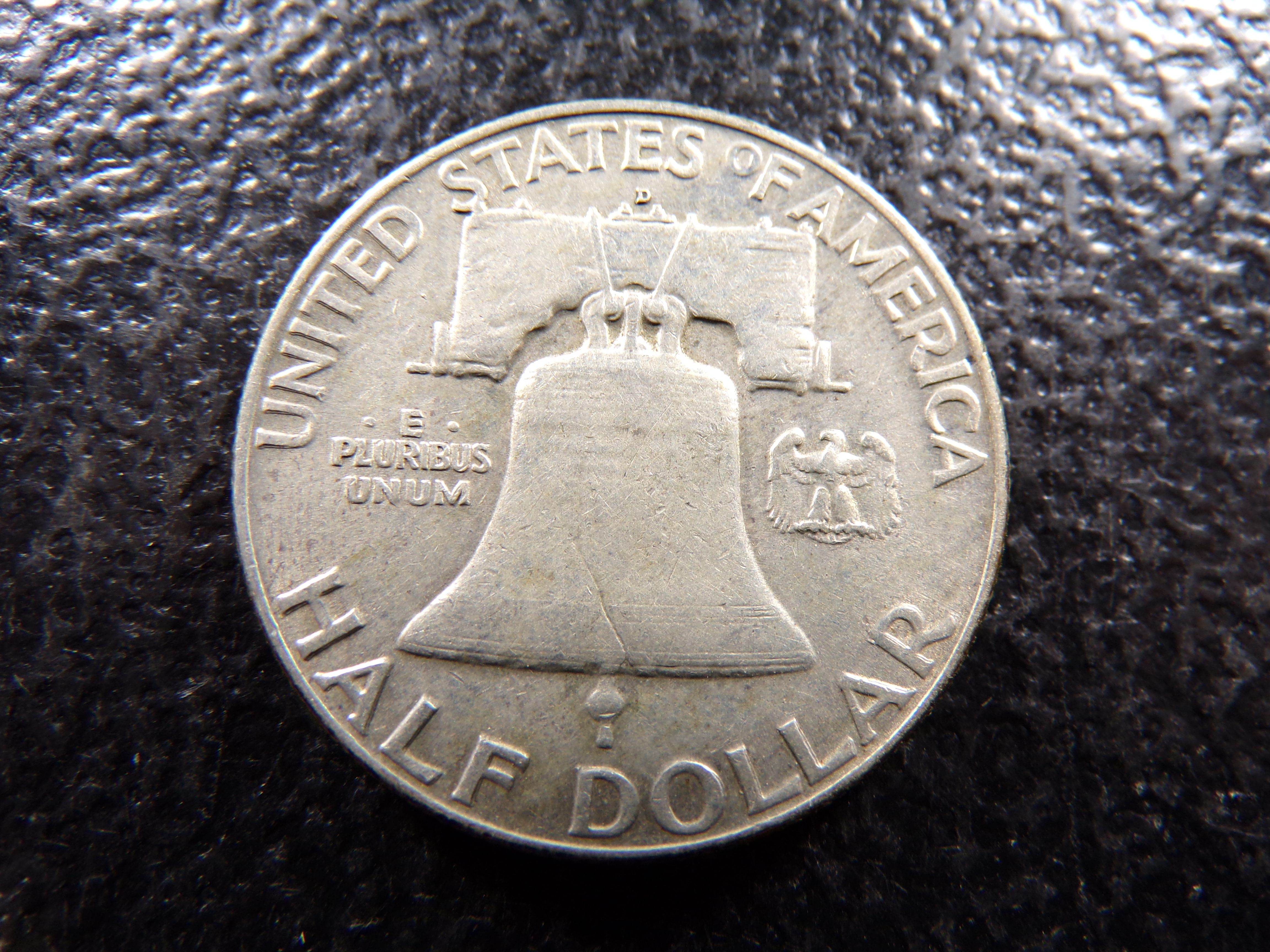 1959-D FRANKLIN SILVER HALF DOLLAR
