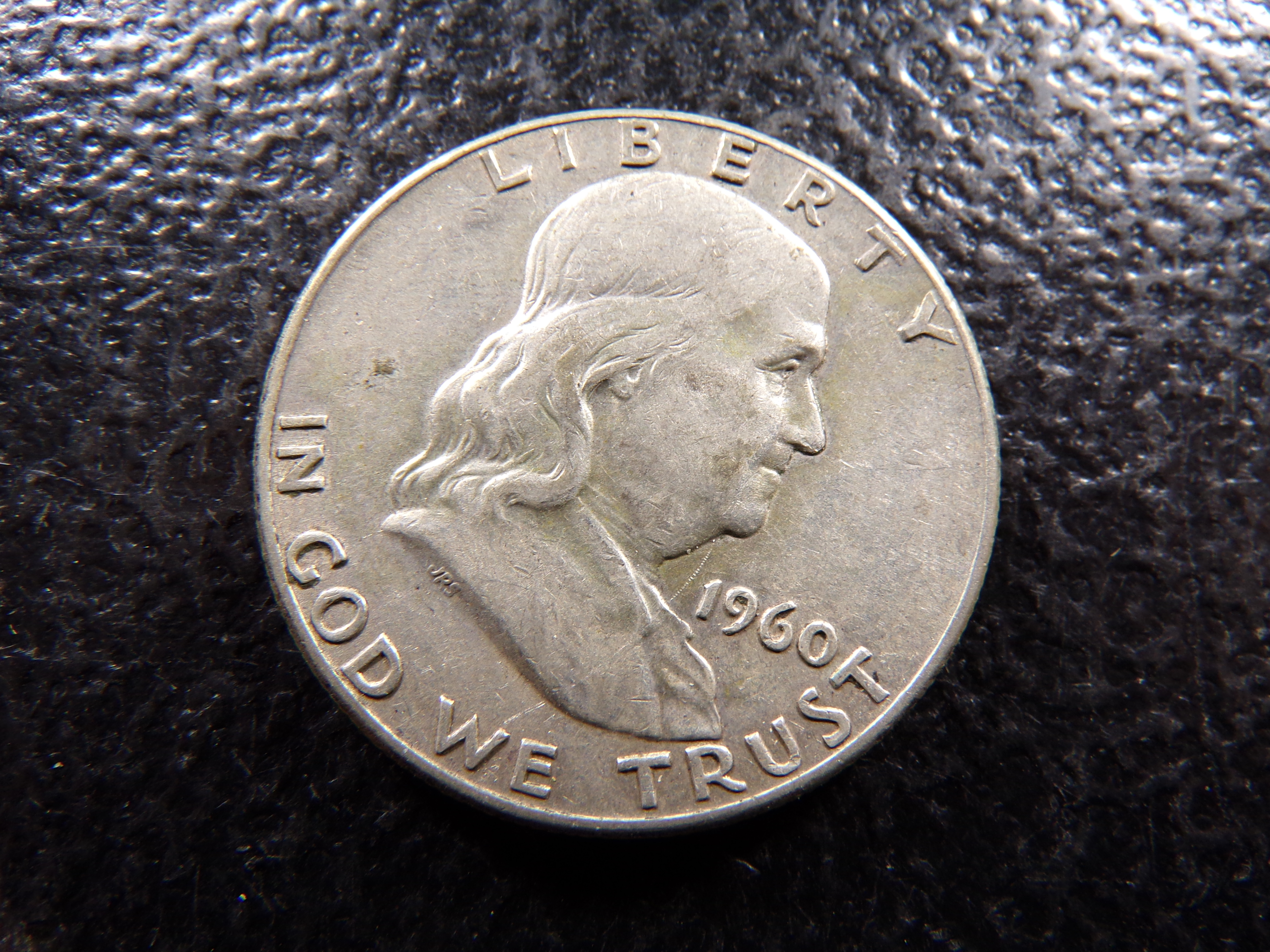 1960 FRANKLIN SILVER HALF DOLLAR