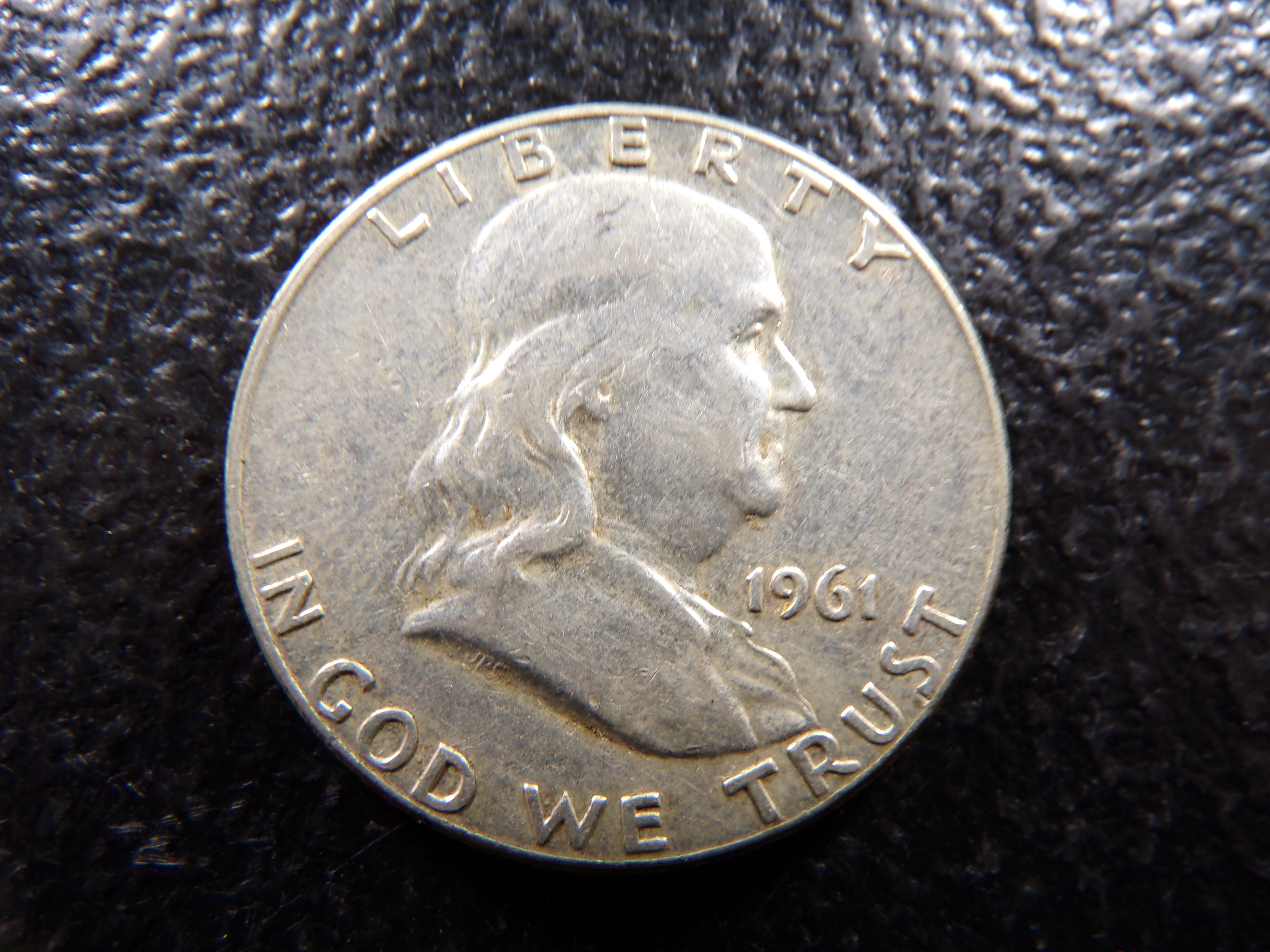 1961 FRANKLIN SILVER HALF DOLLAR
