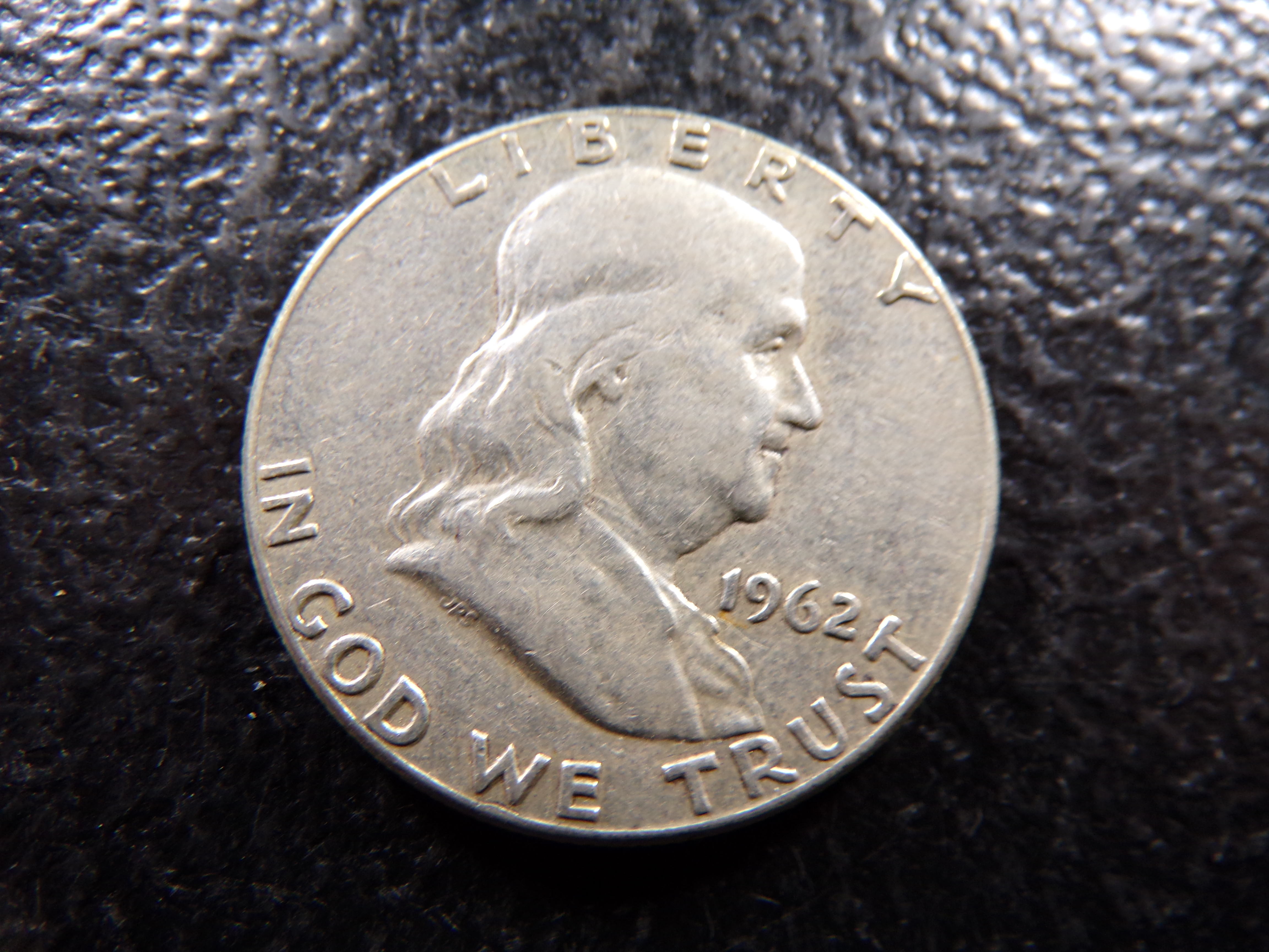 1962 FRANKLIN SILVER HALF DOLLAR