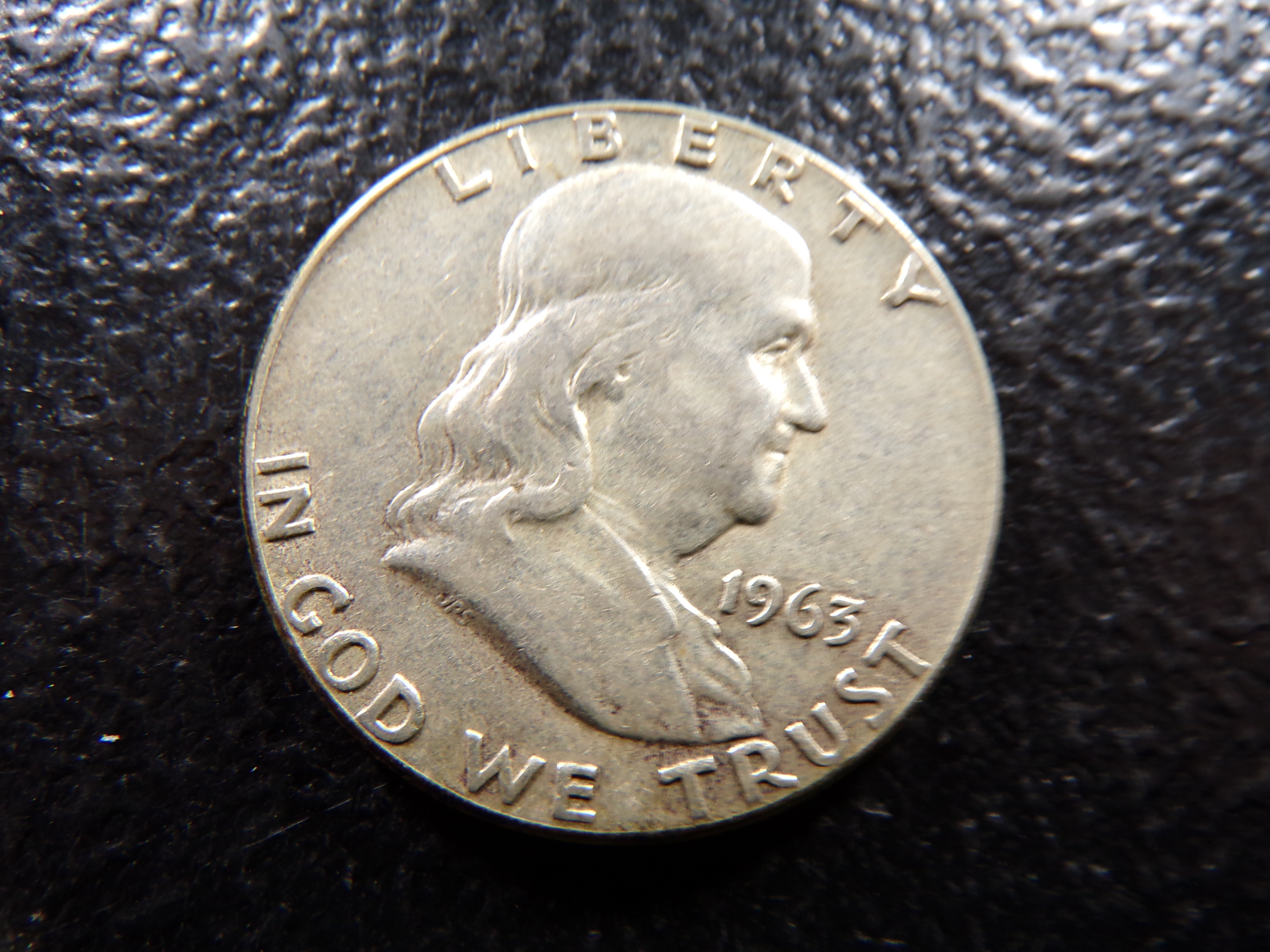 1963 FRANKLIN SILVER HALF DOLLAR