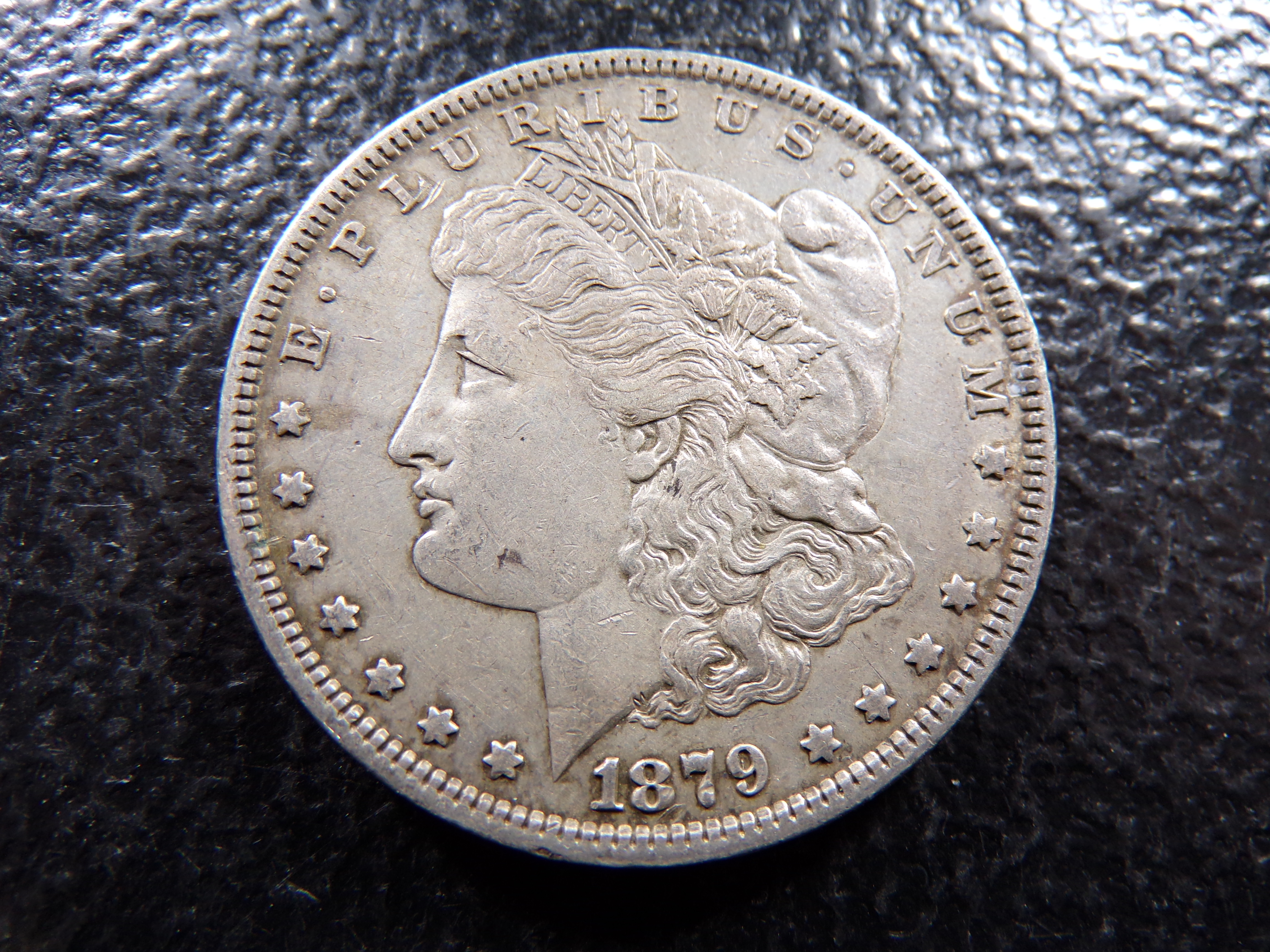 1879 MORGAN SILVER DOLLAR