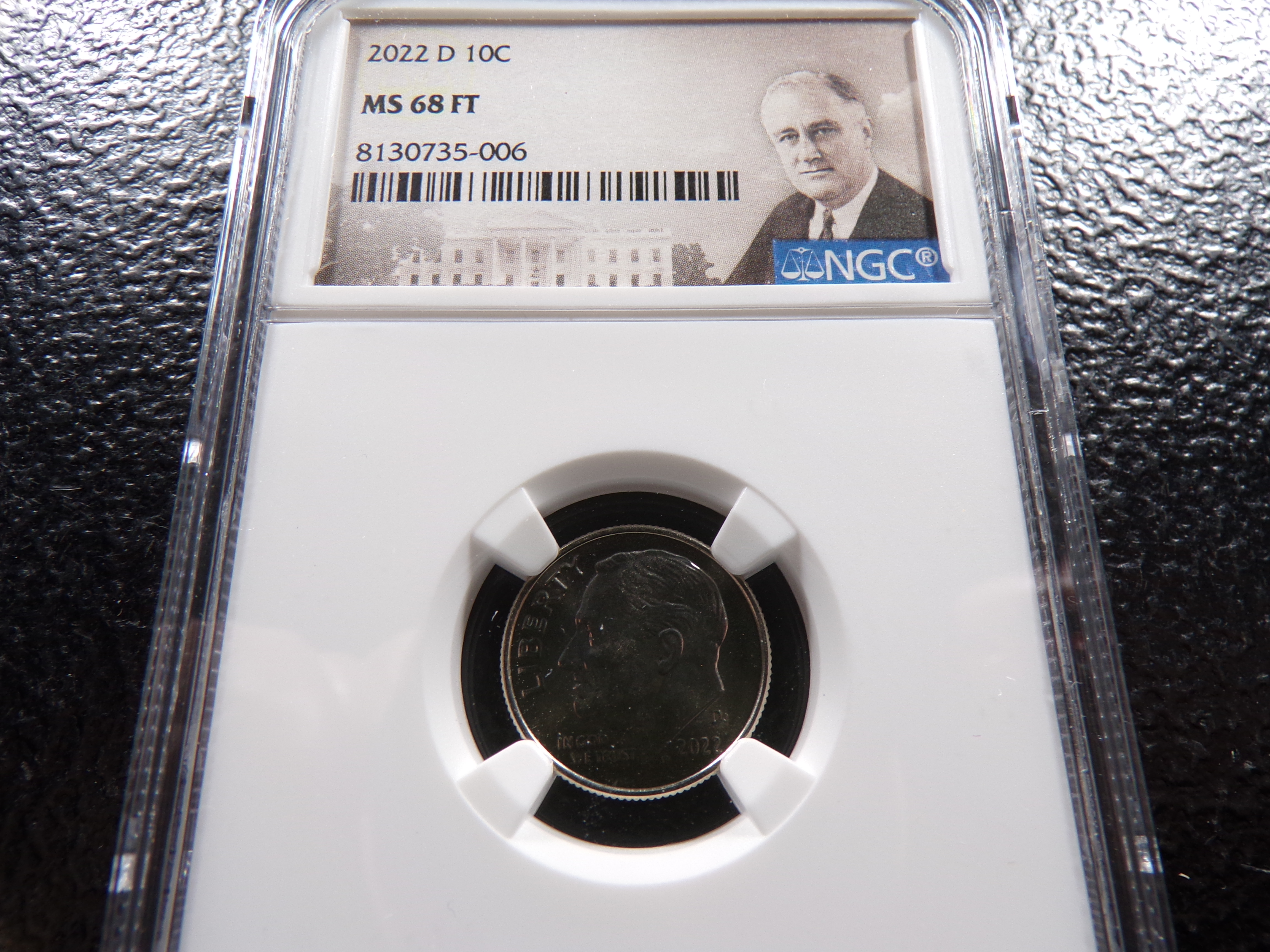 2022-D NGC MS68FT ROOSEVELT DIME