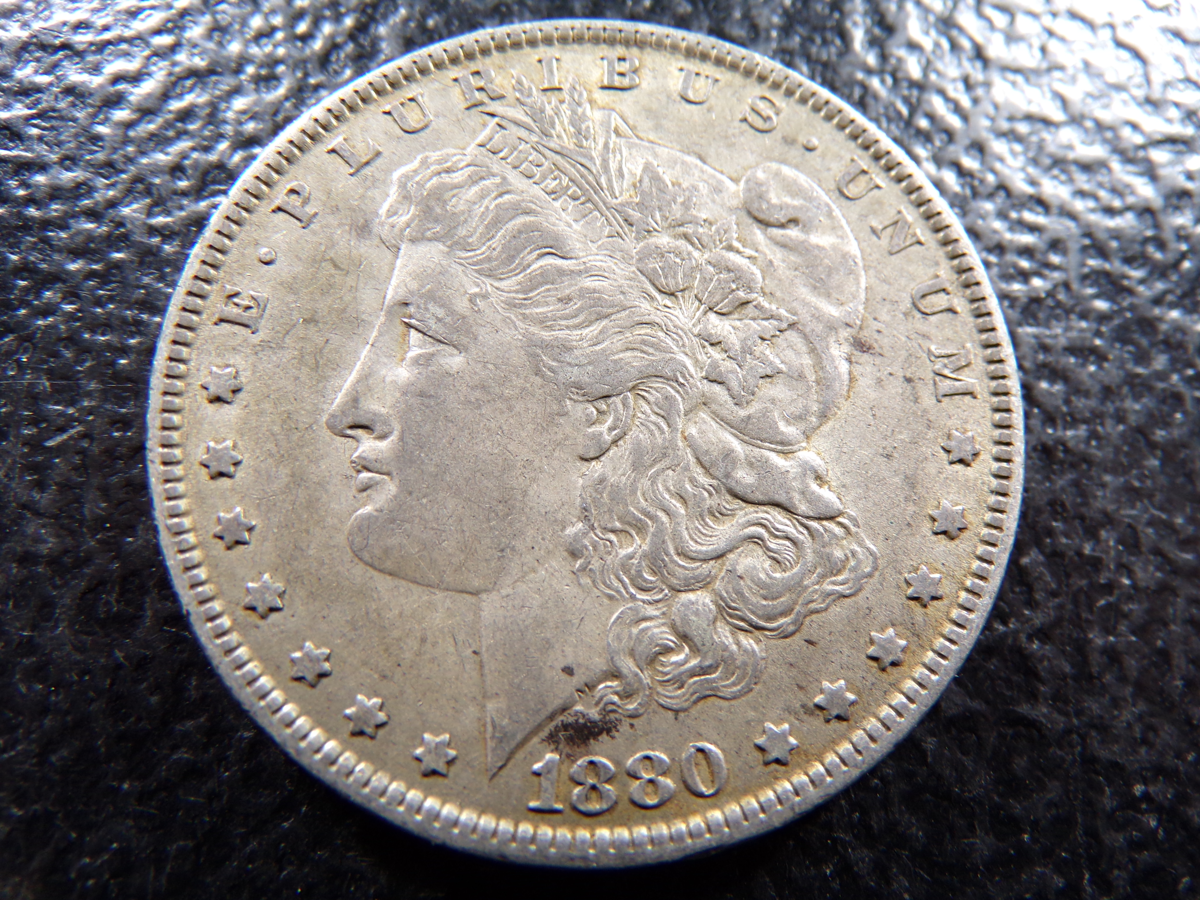1880-O MORGAN SILVER DOLLAR