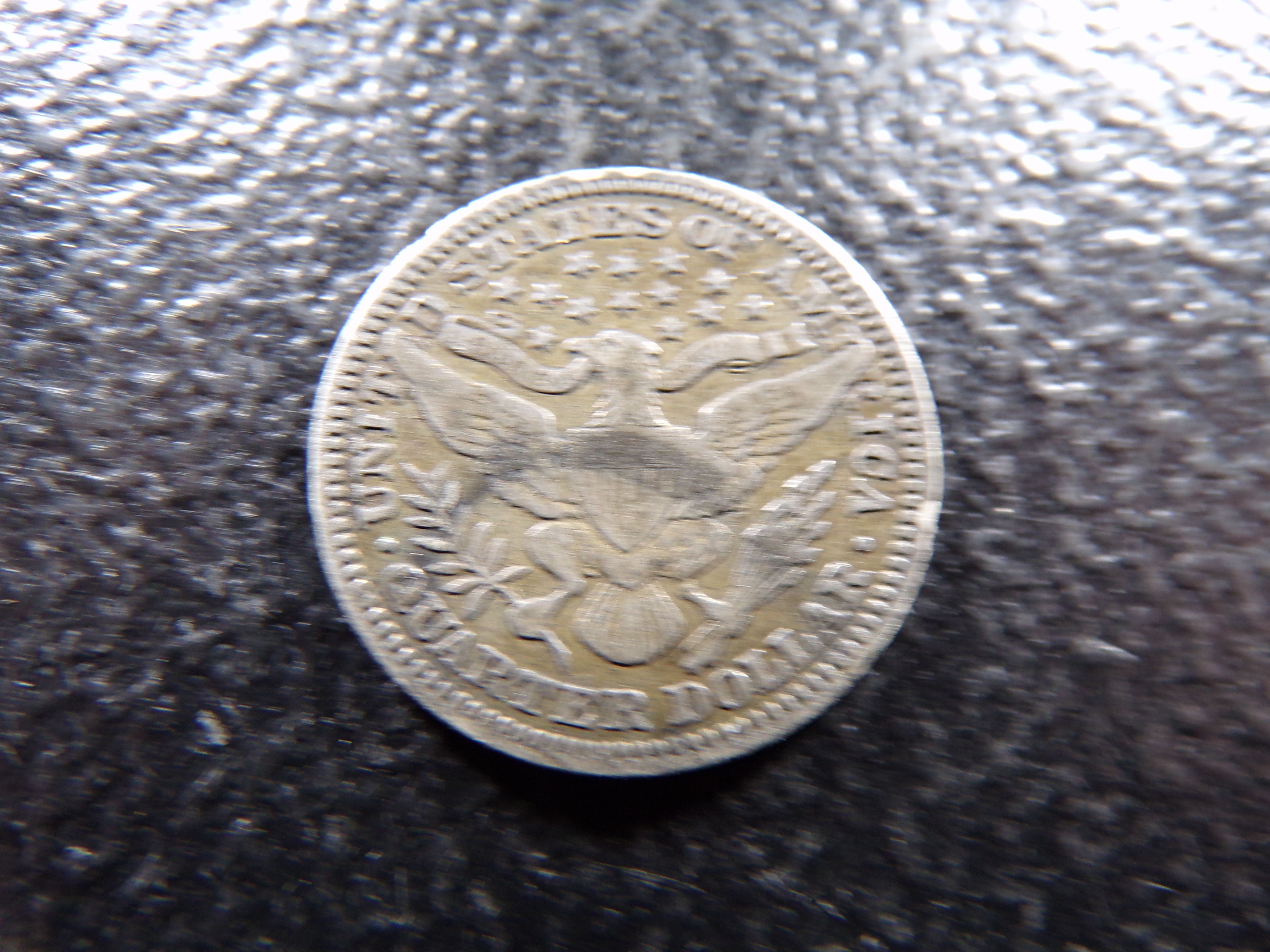 1909 BARBER SILVER QUARTER