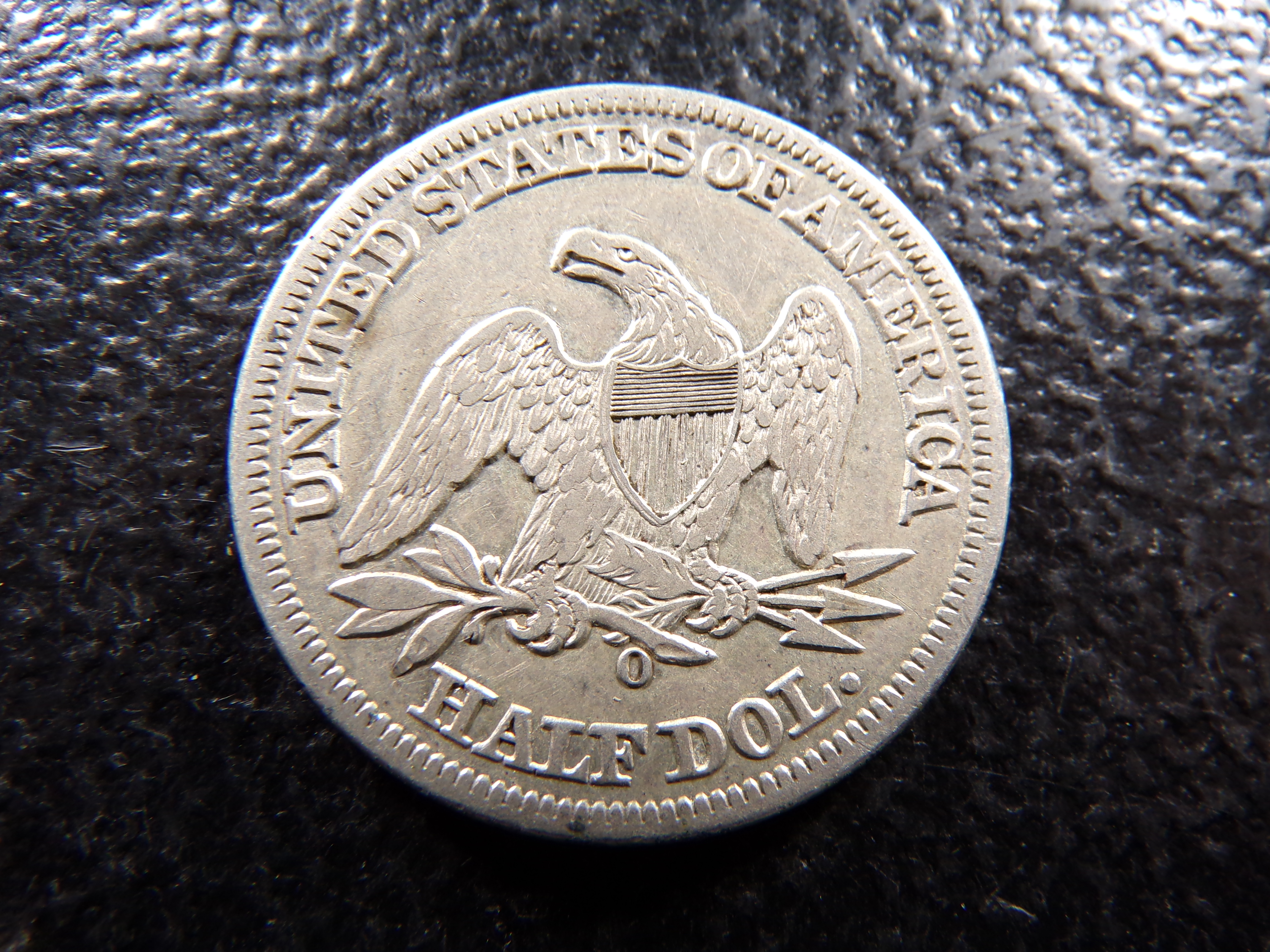 1849-O RARE DATE HIGH GRADE SEATED LIBERTY SILVER HALF DOLLAR