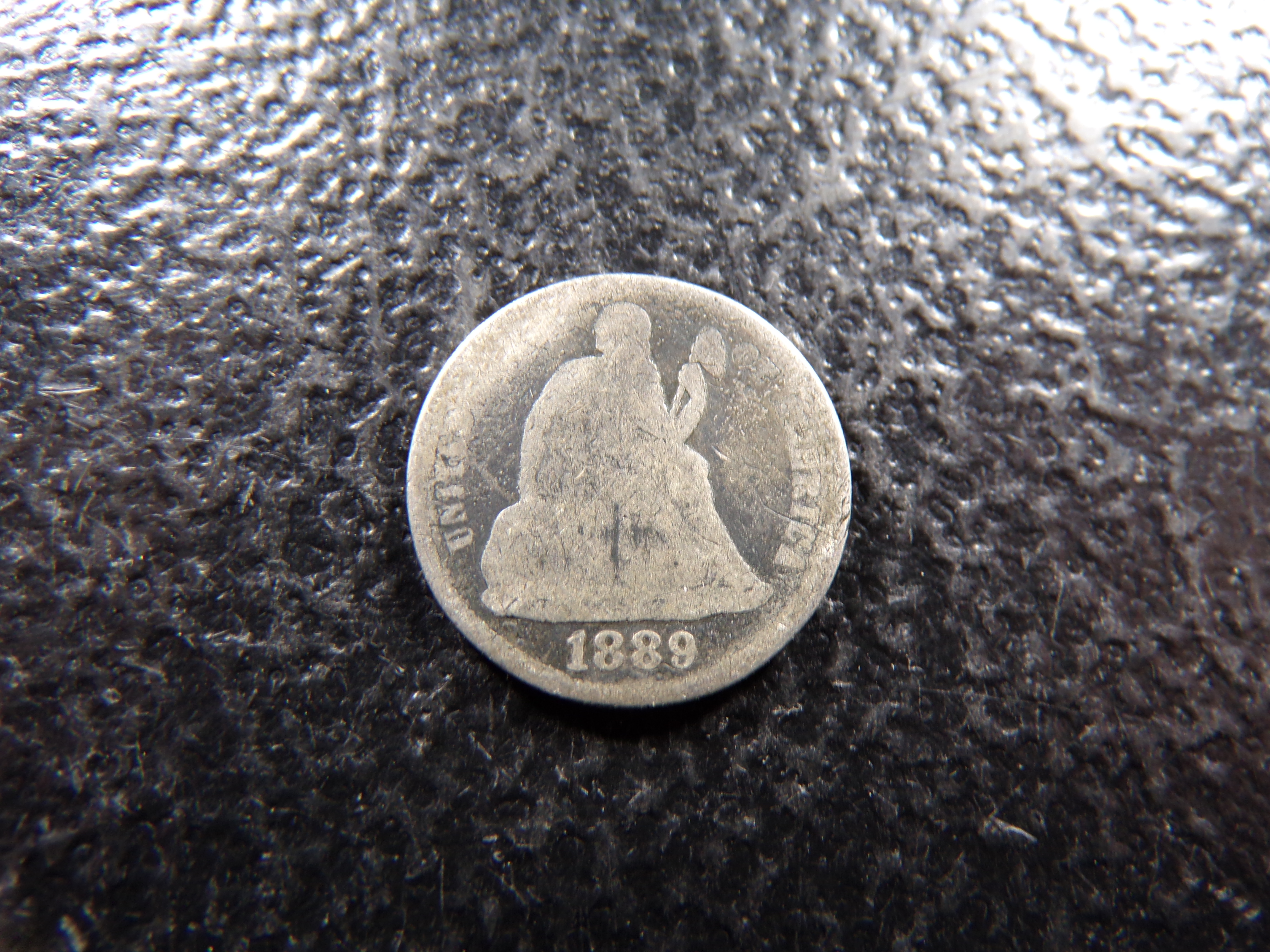 1889 SEATED LIBERTY SILVER DIME