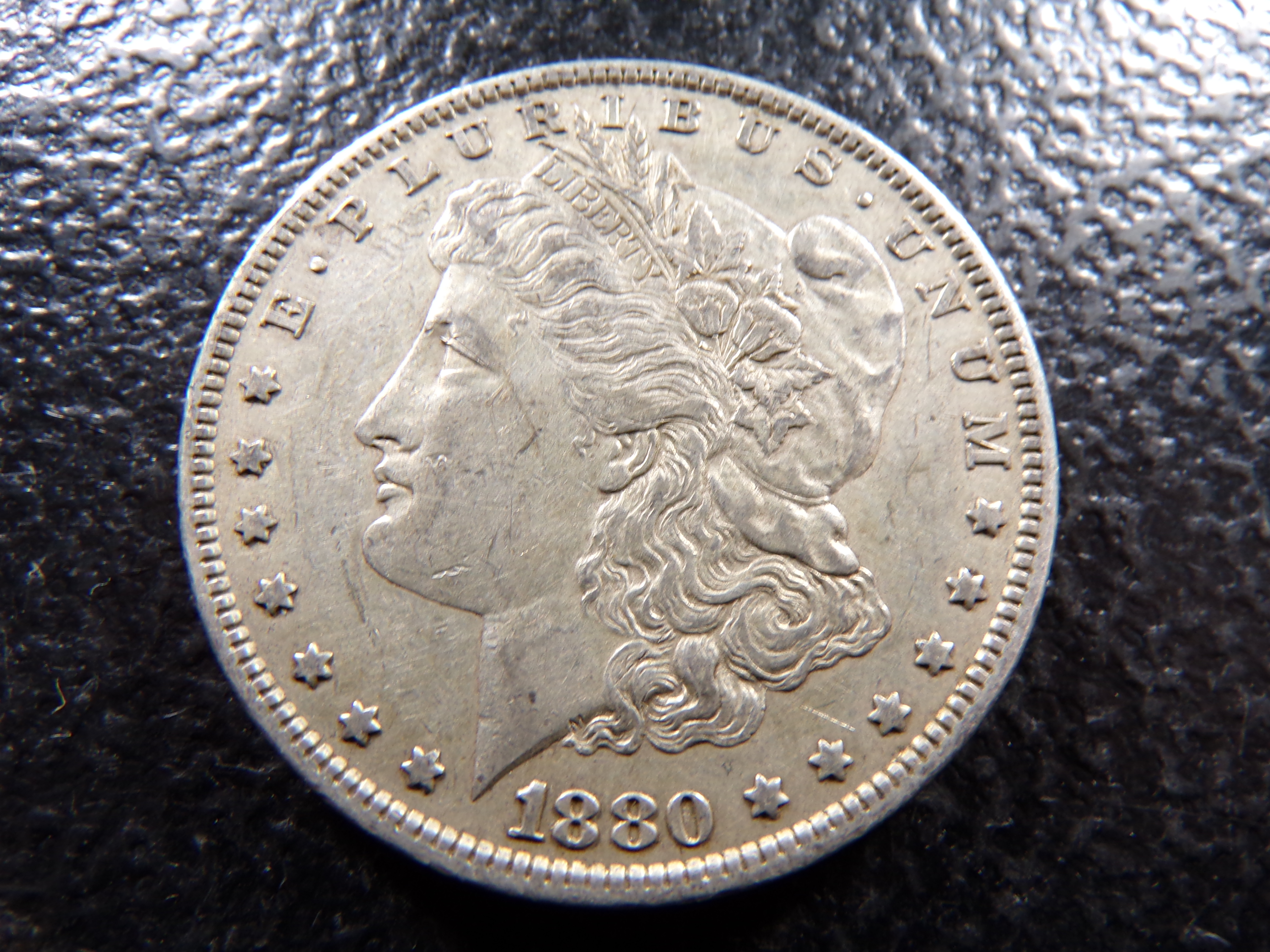 1880-O MORGAN SILVER DOLLAR