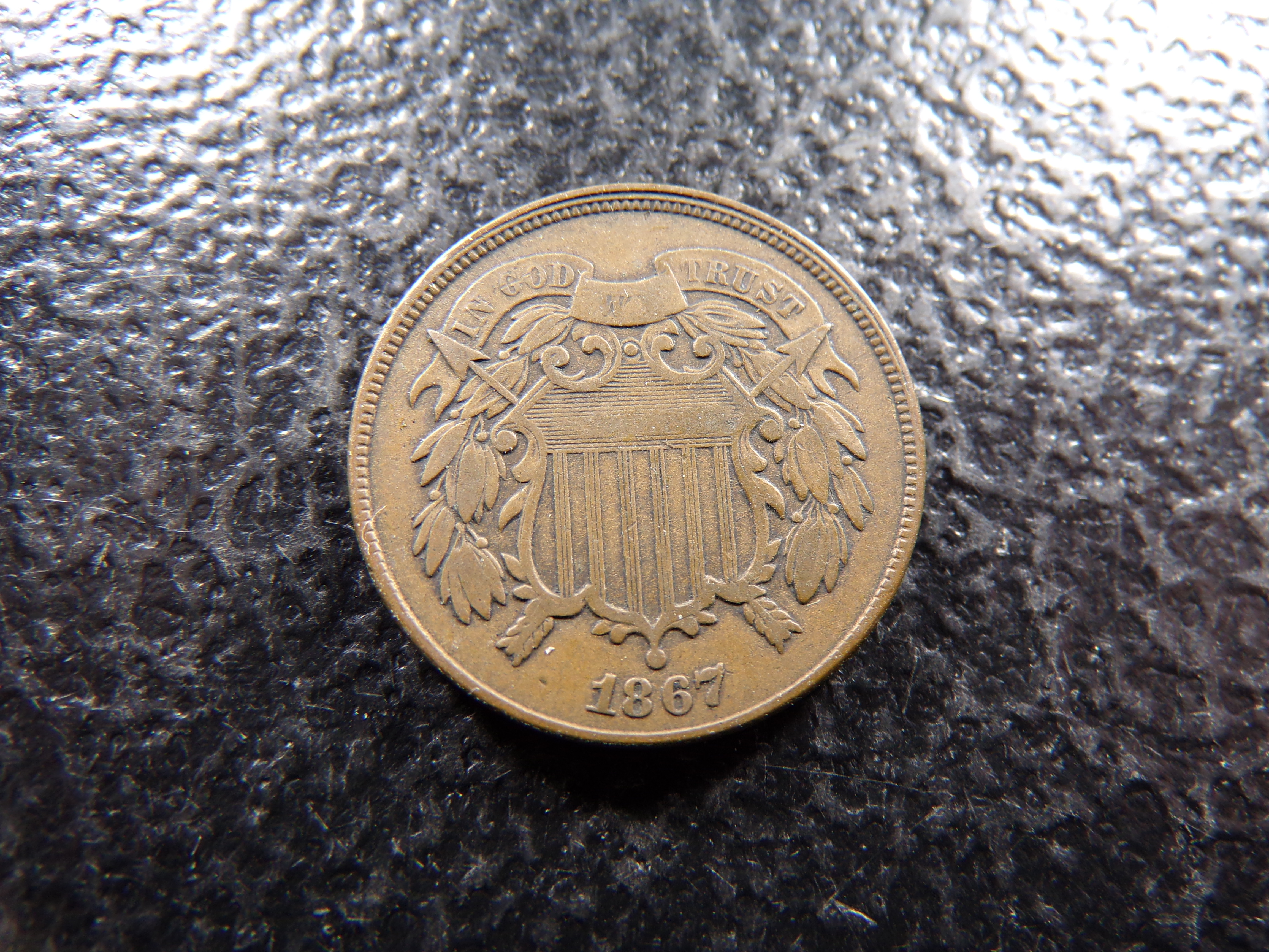 1867 TWO CENT PIECE
