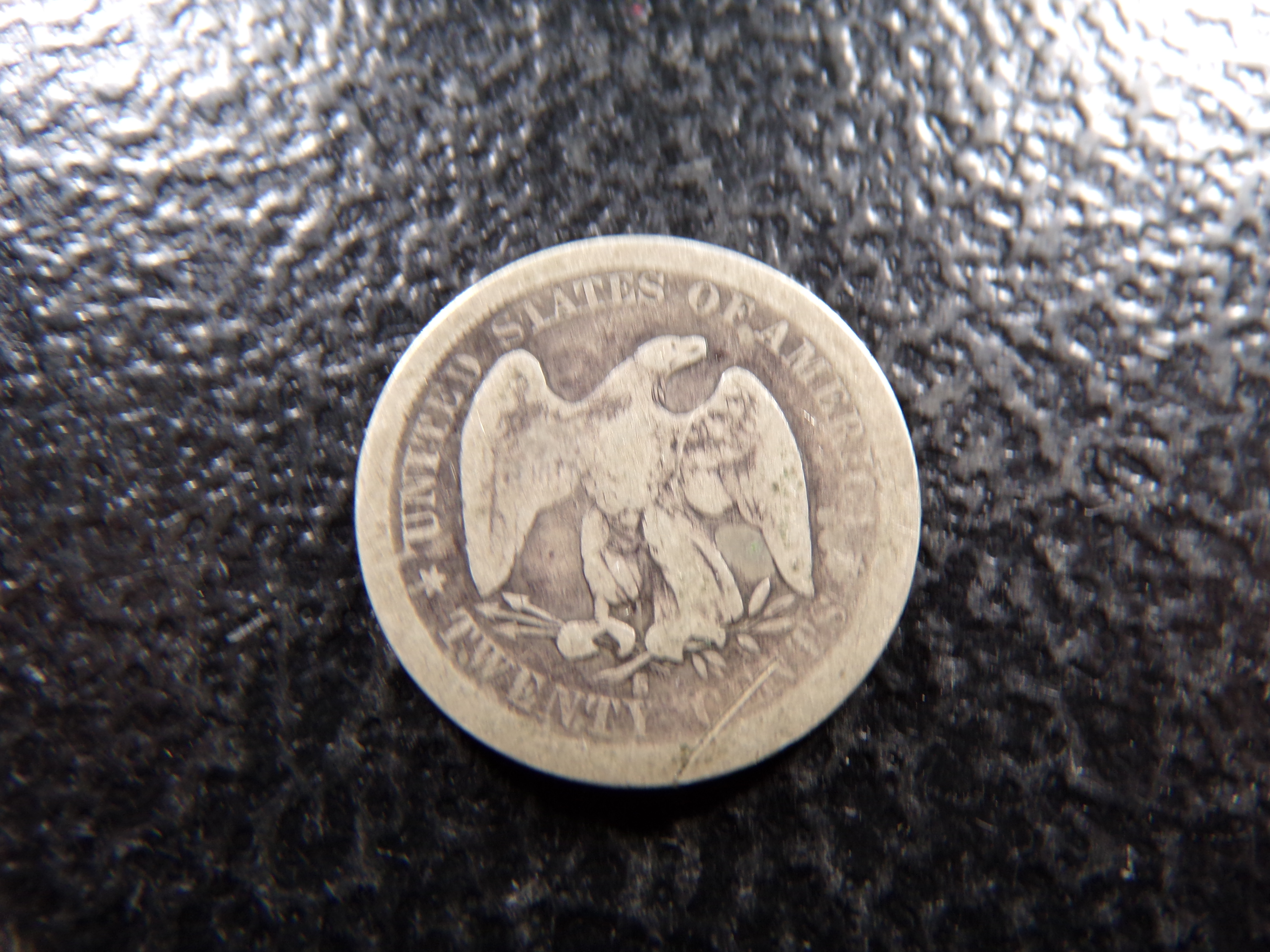 1875-S RARE DATE SEATED LIBERTY TWENTY CENTS