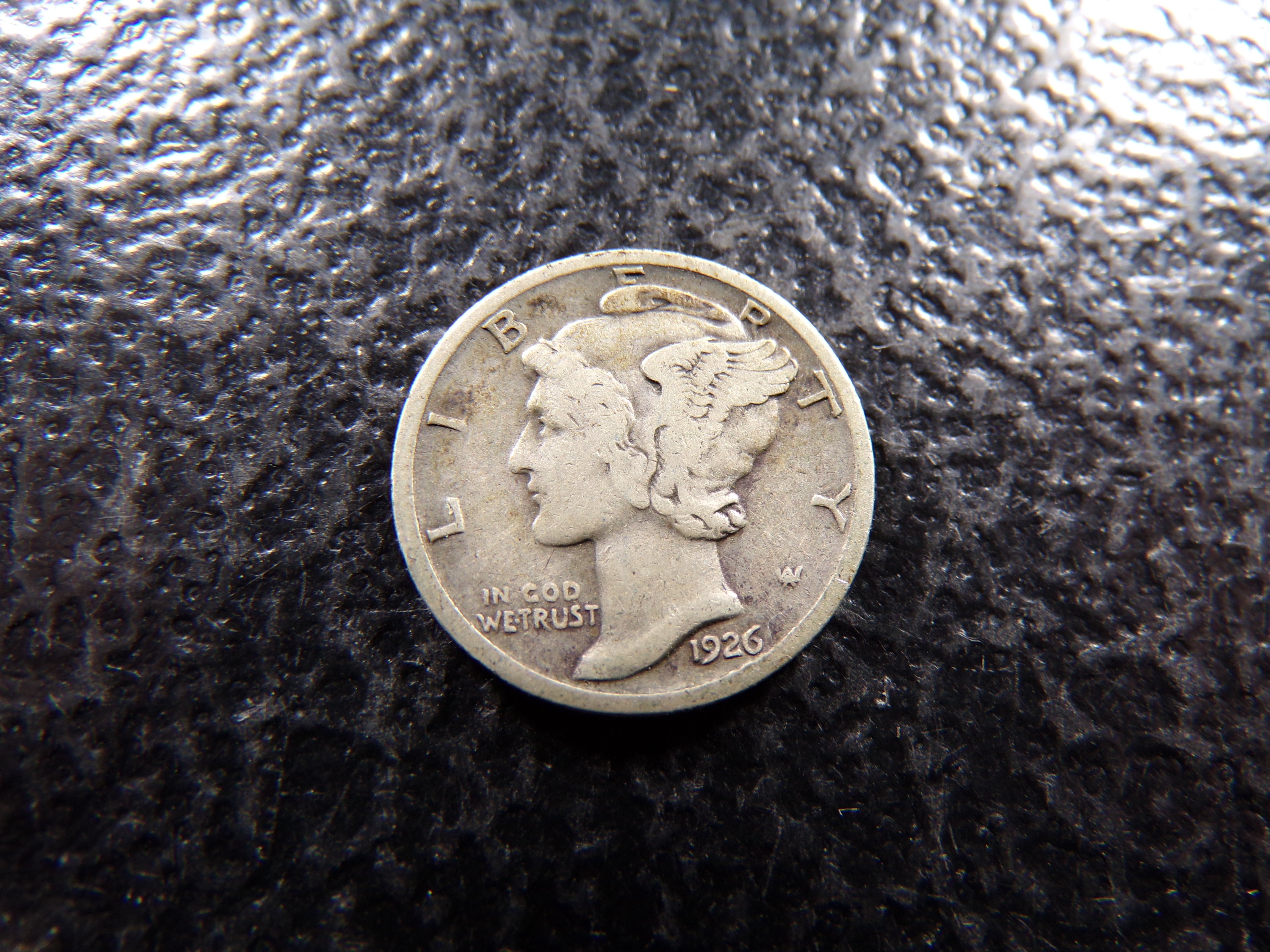 1926-D MERCURY SILVER DIME