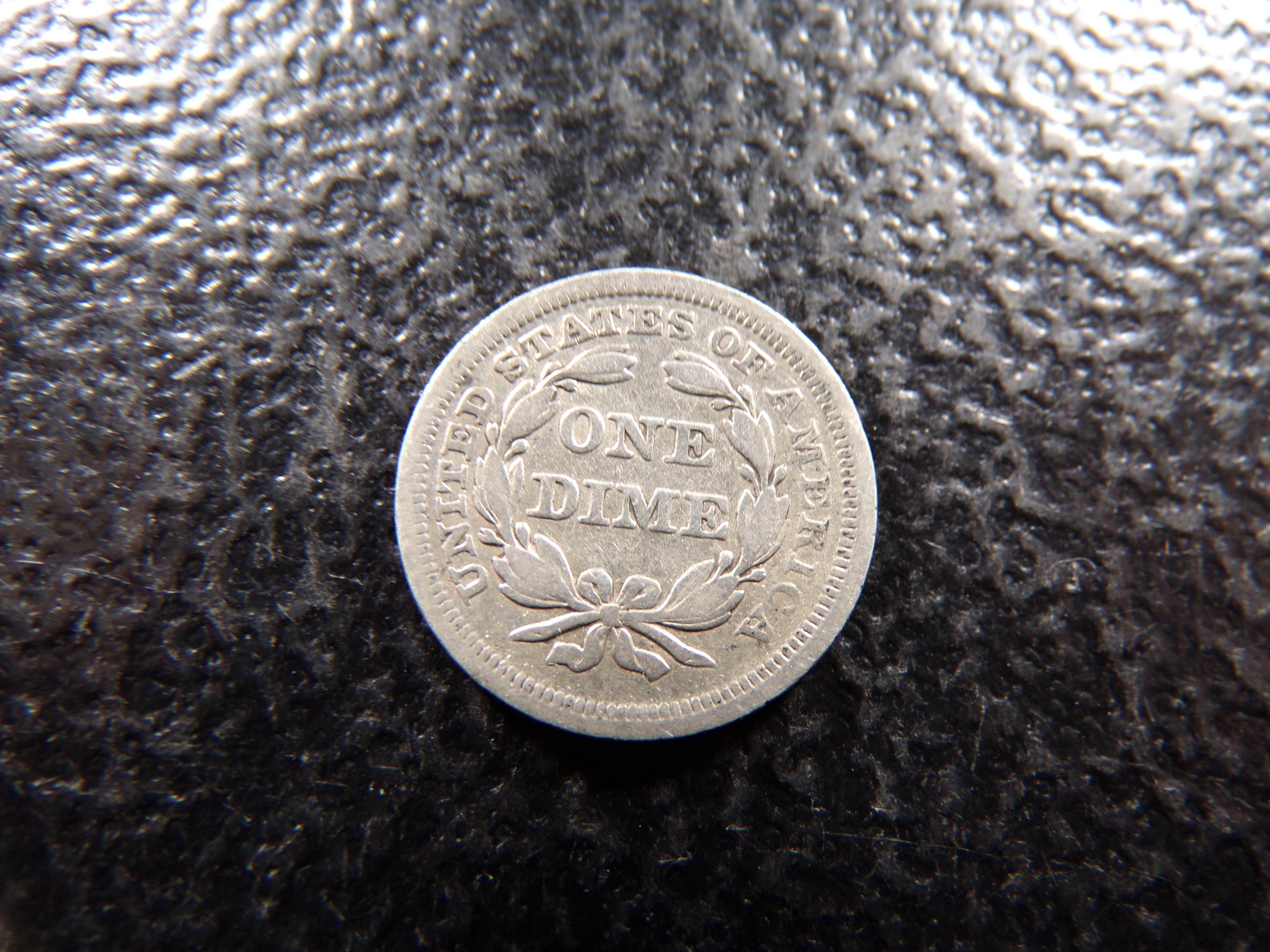 1854 WITH ARROWS SEATED LIBERTY SILVER DIME