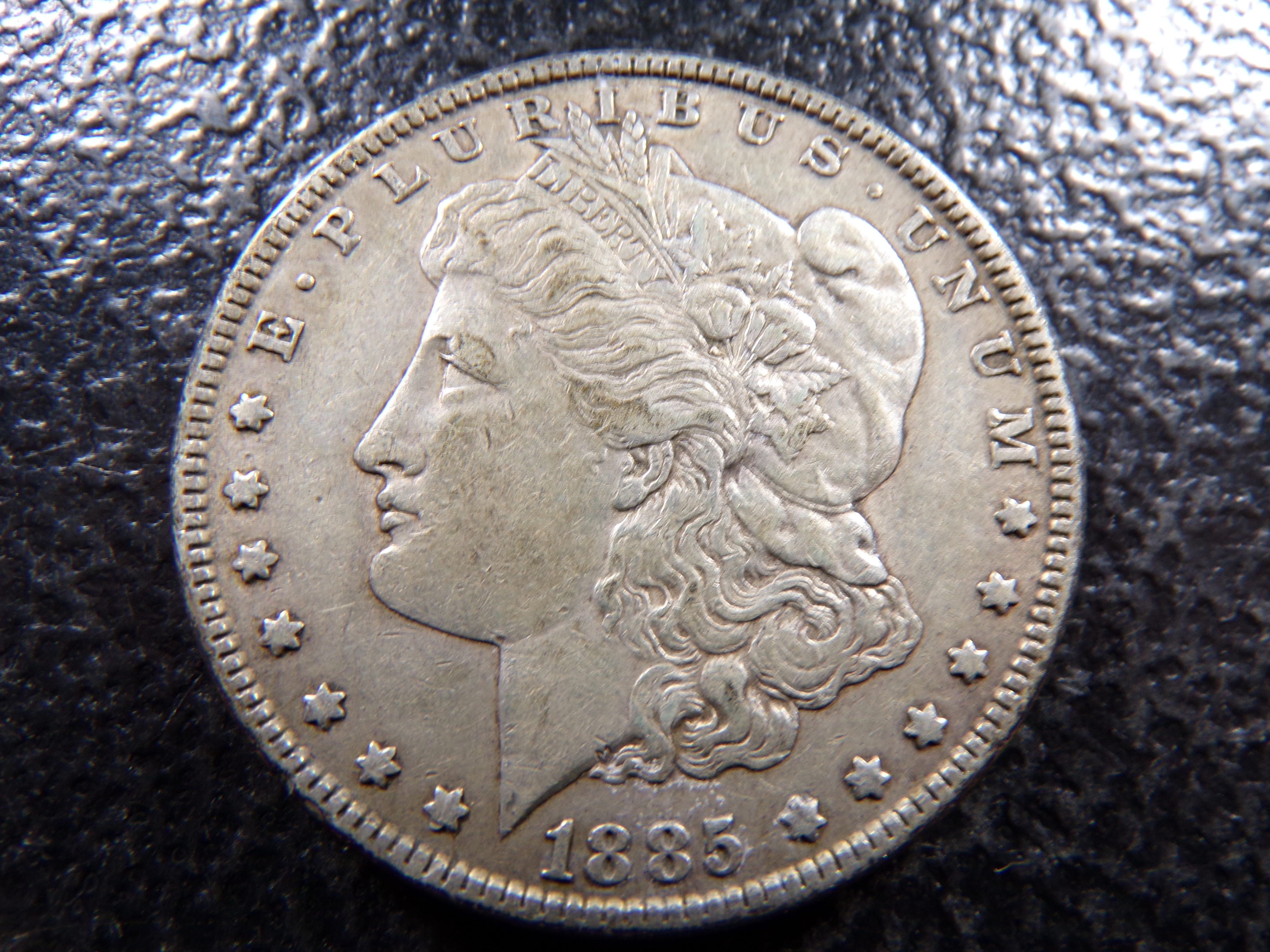 1885 MORGAN SILVER DOLLAR