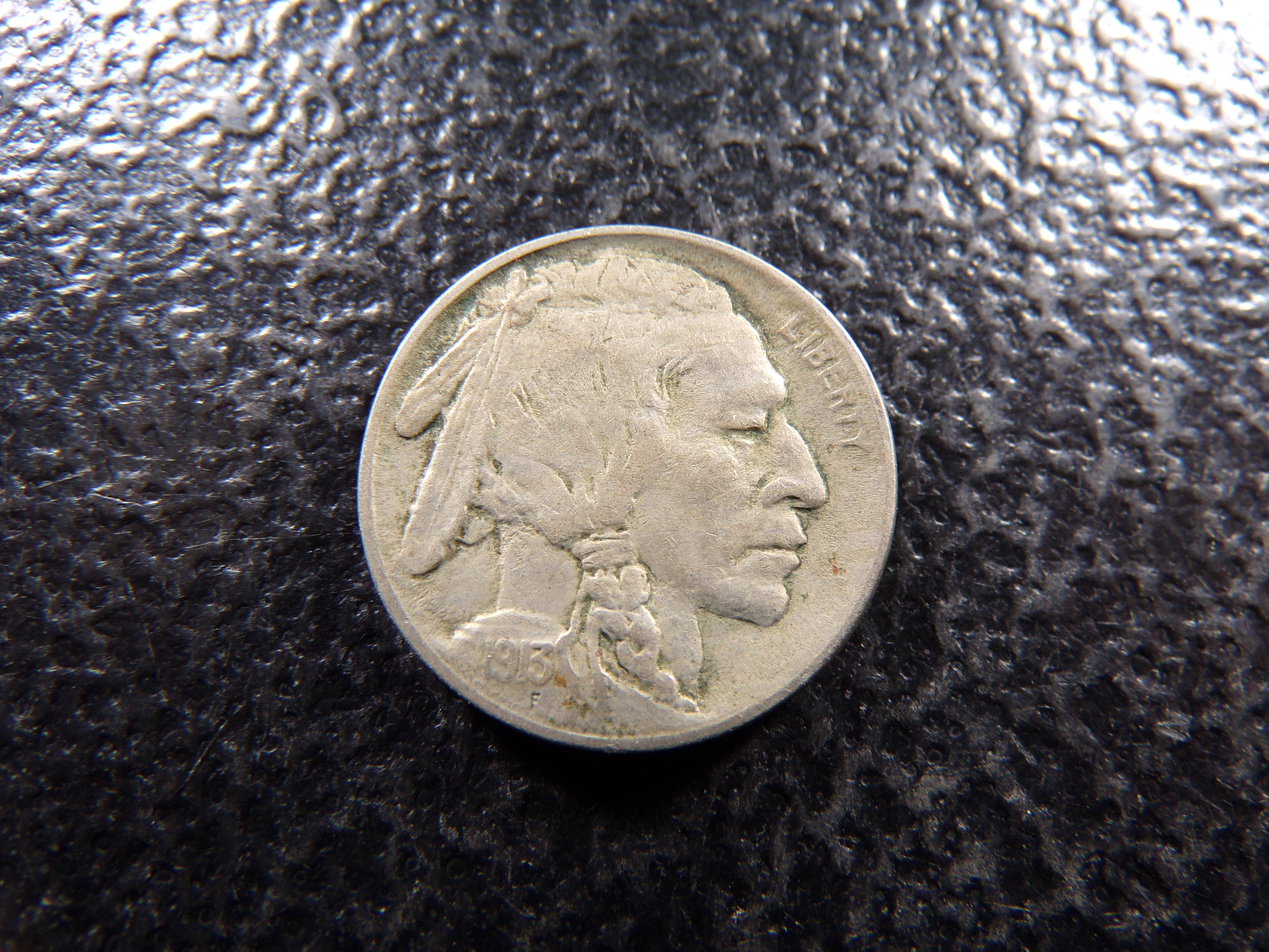 1913 T-2 INDIAN HEAD BUFFALO NICKEL