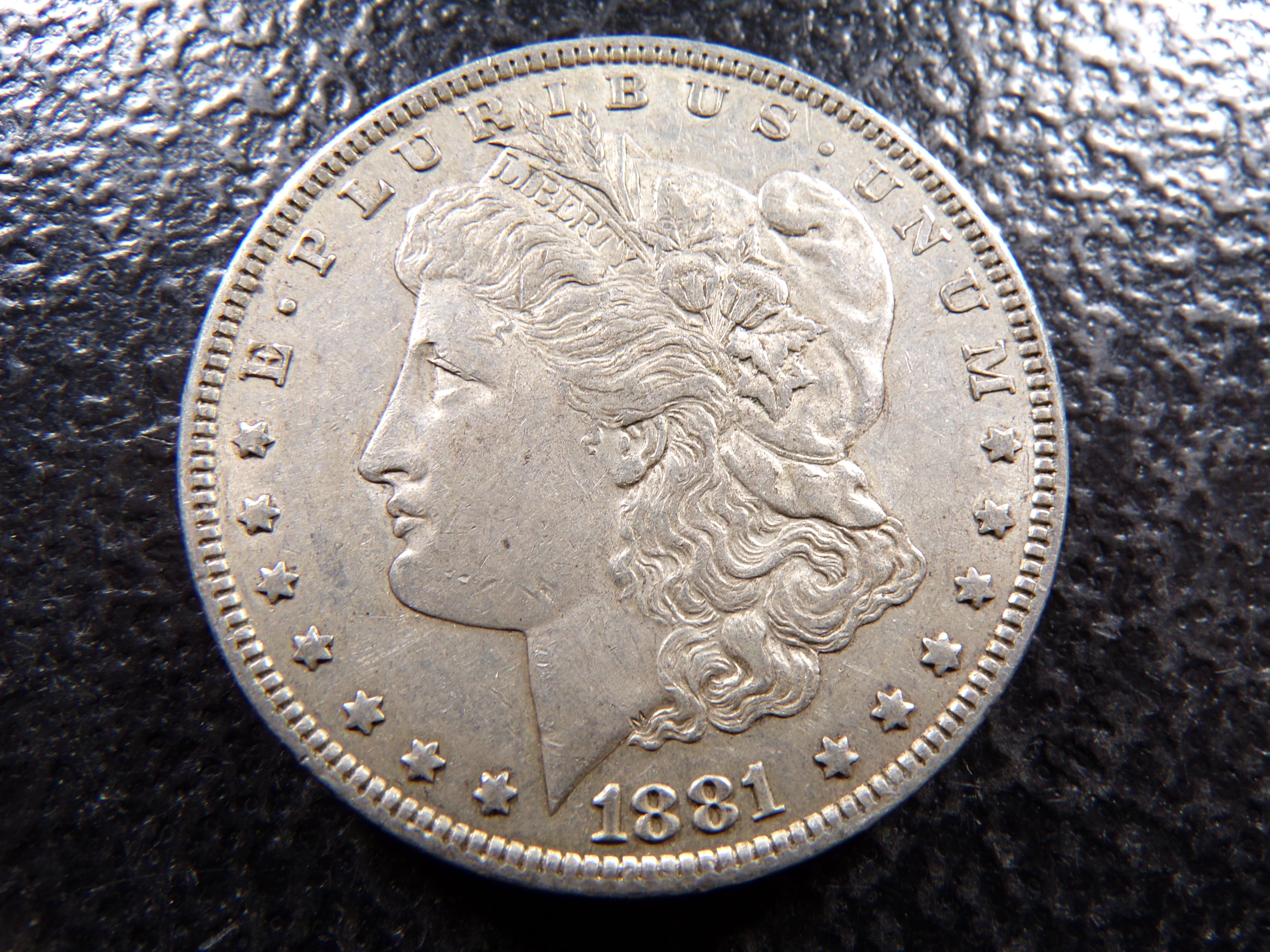 1881 MORGAN SILVER DOLLAR