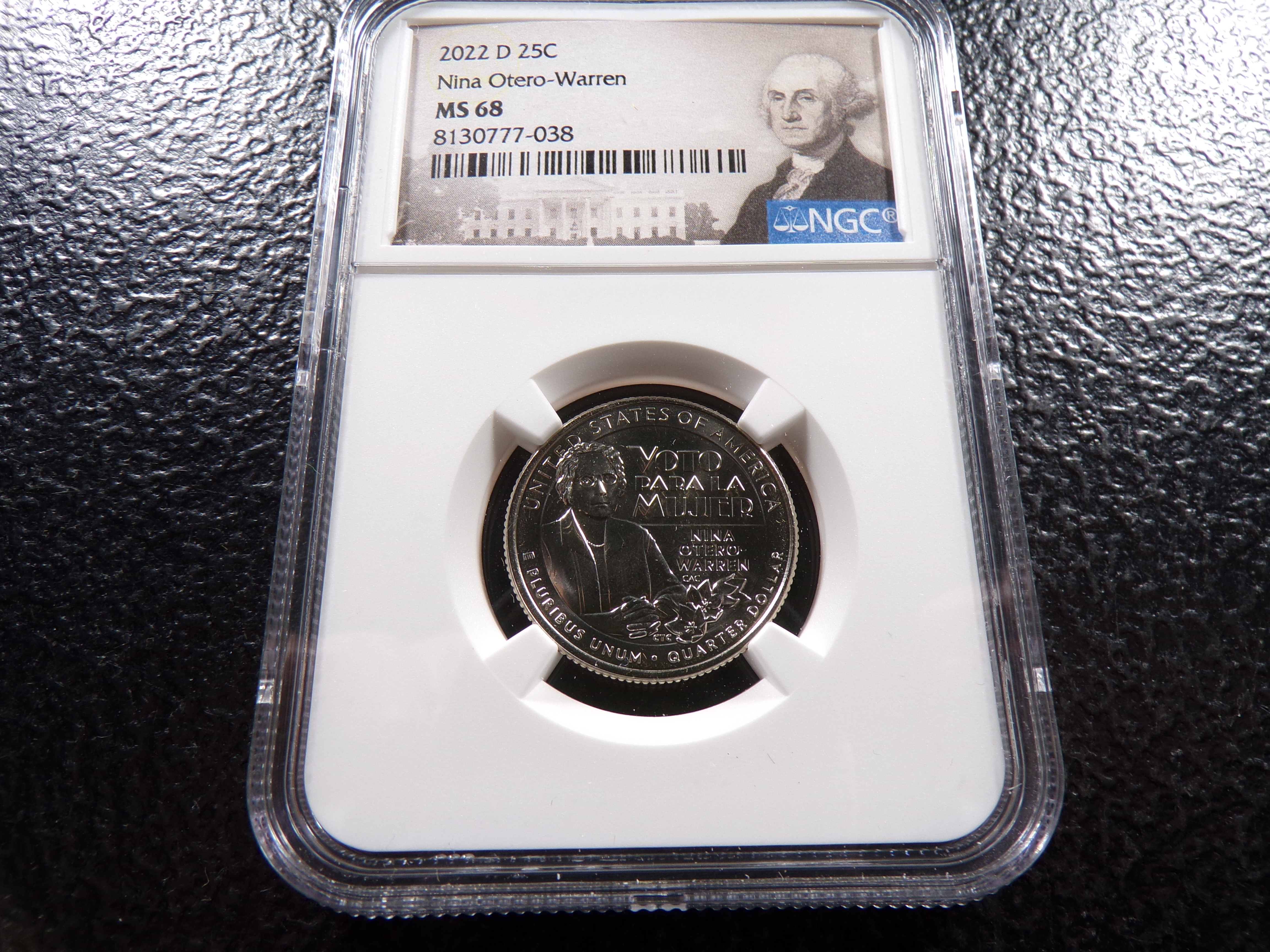 2022-D NGC MS68 NINA OTERO-WARREN QUARTER