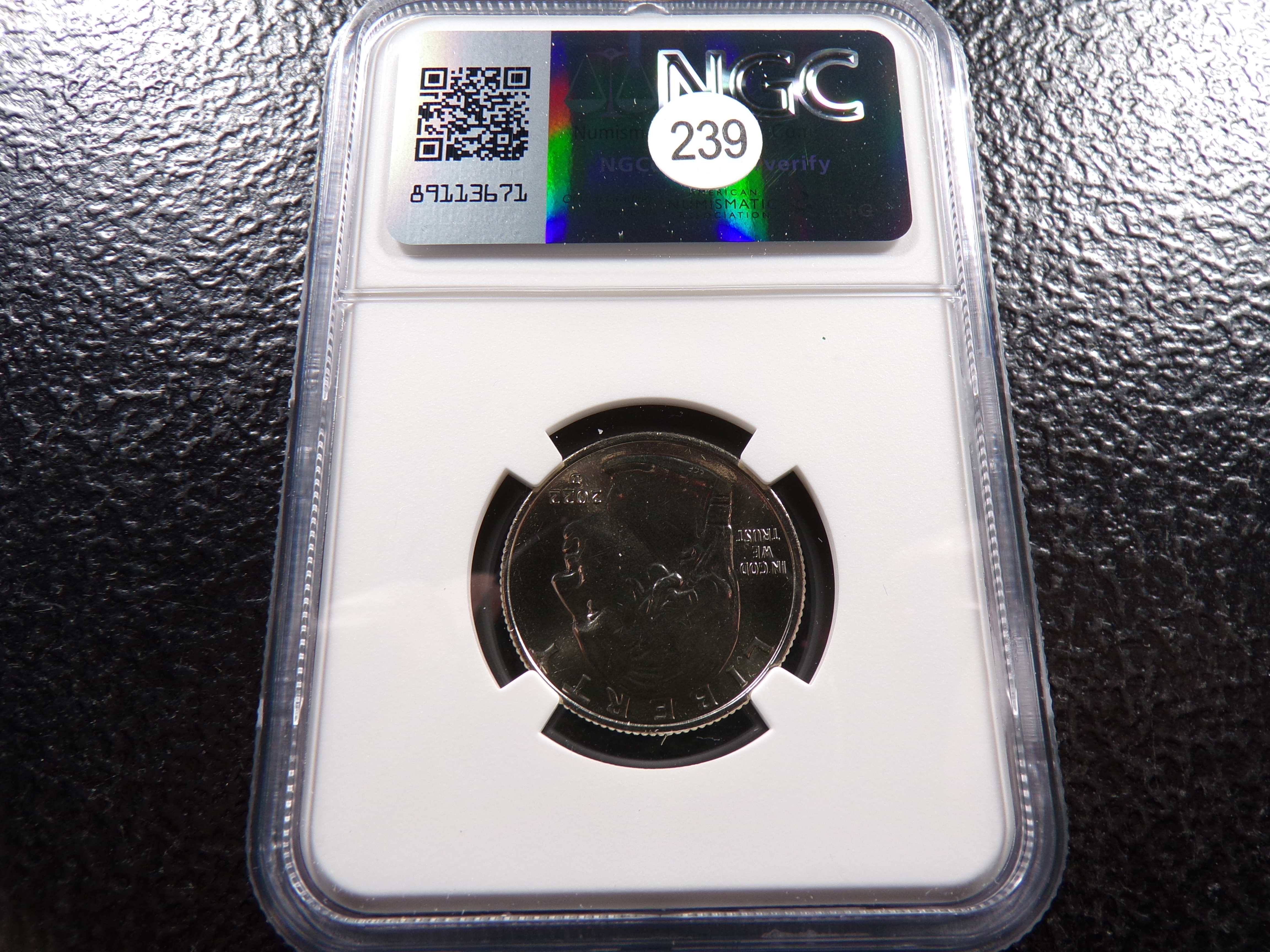 2022-D NGC MS68 SALLY RIDE QUARTER