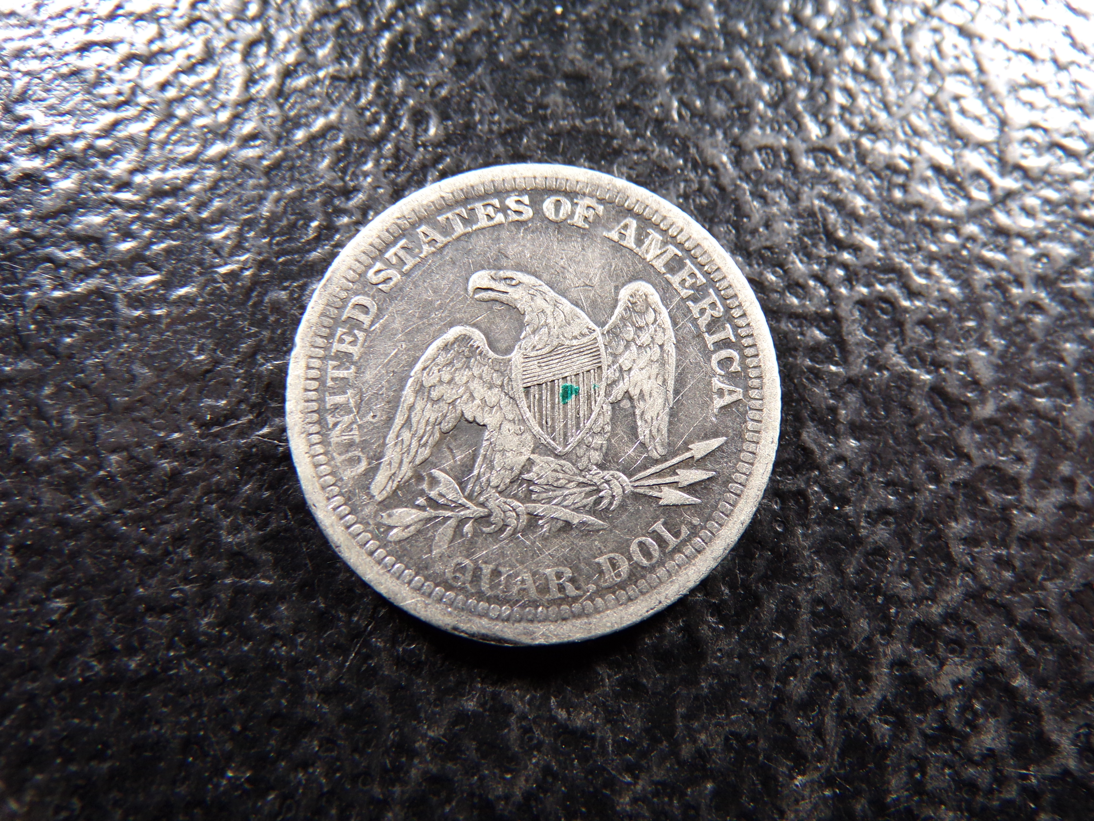 1854 SEATED LIBERTY SILVER QUARTER
