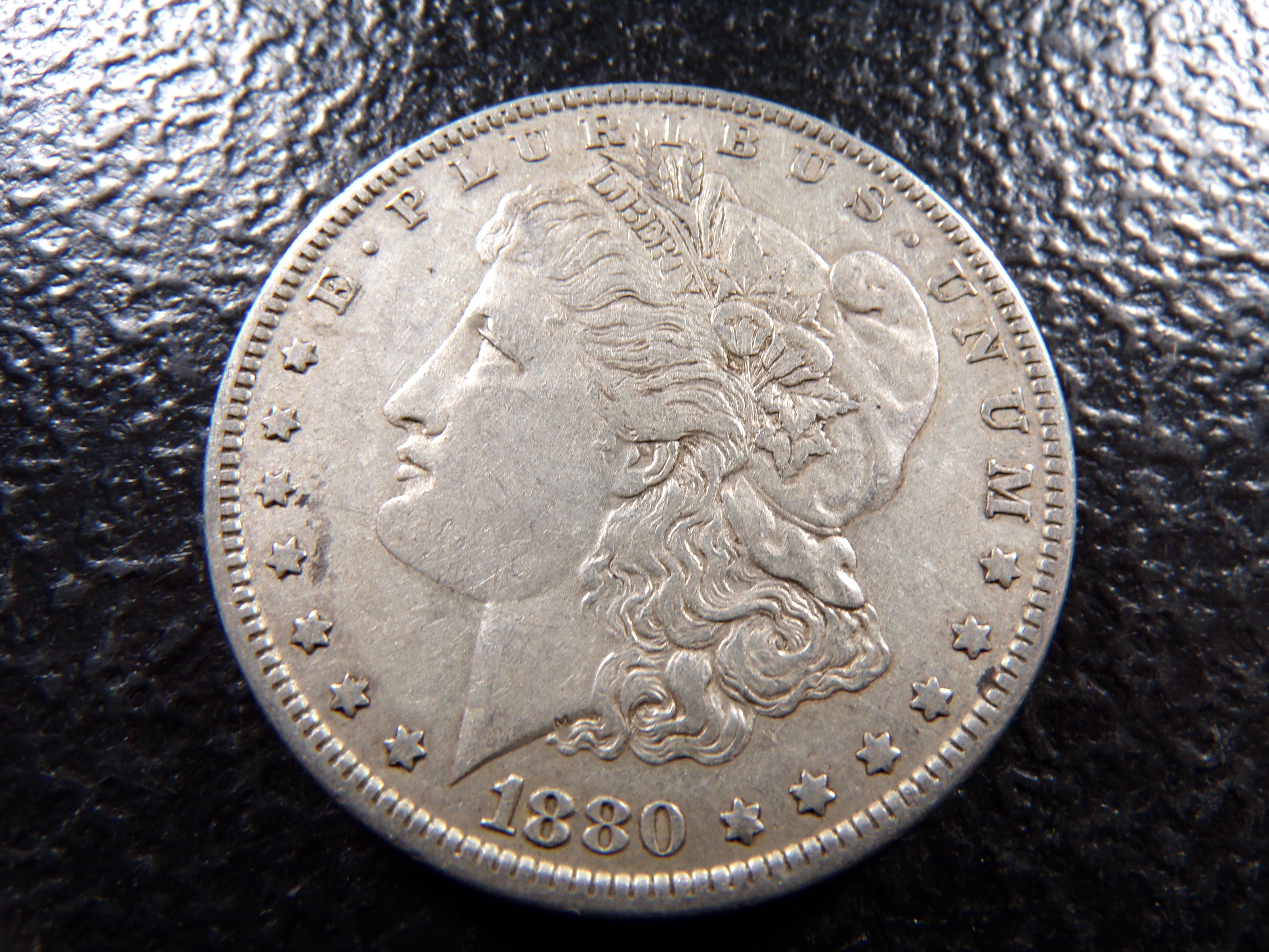 1880-O MORGAN SILVER DOLLAR