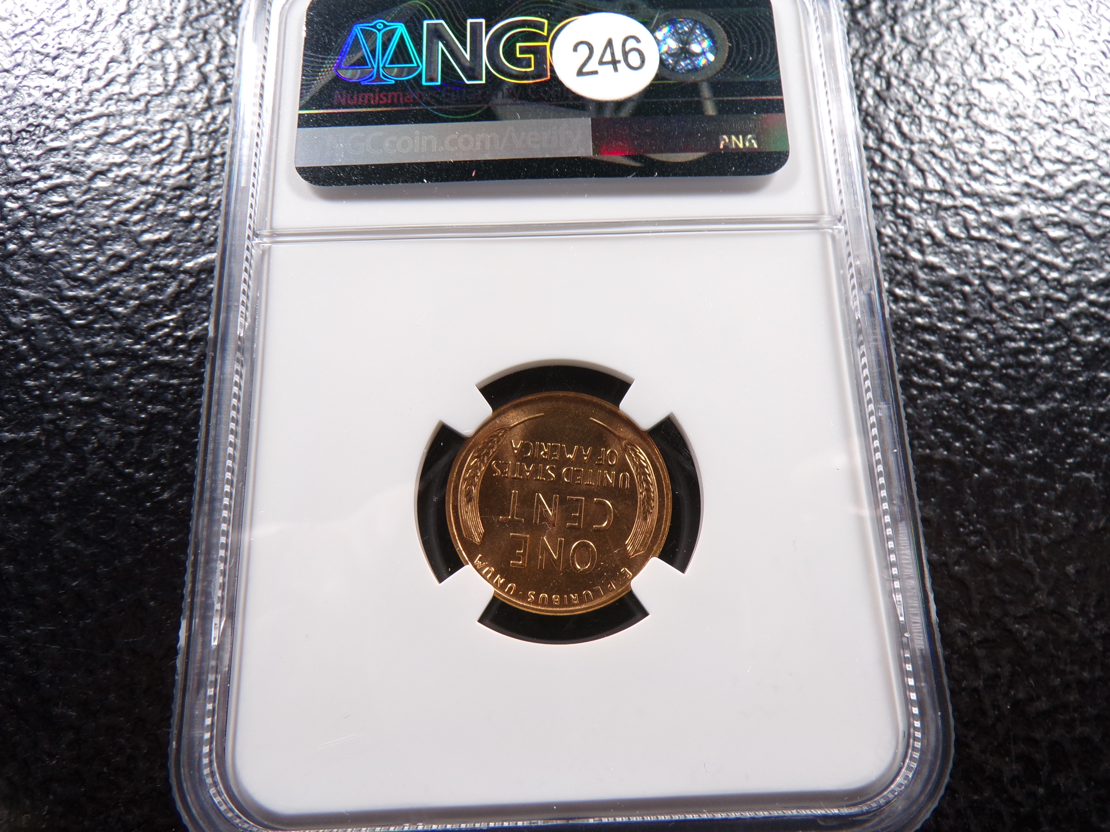 1955-D NGC MS66RD LINCOLN WHEAT CENT