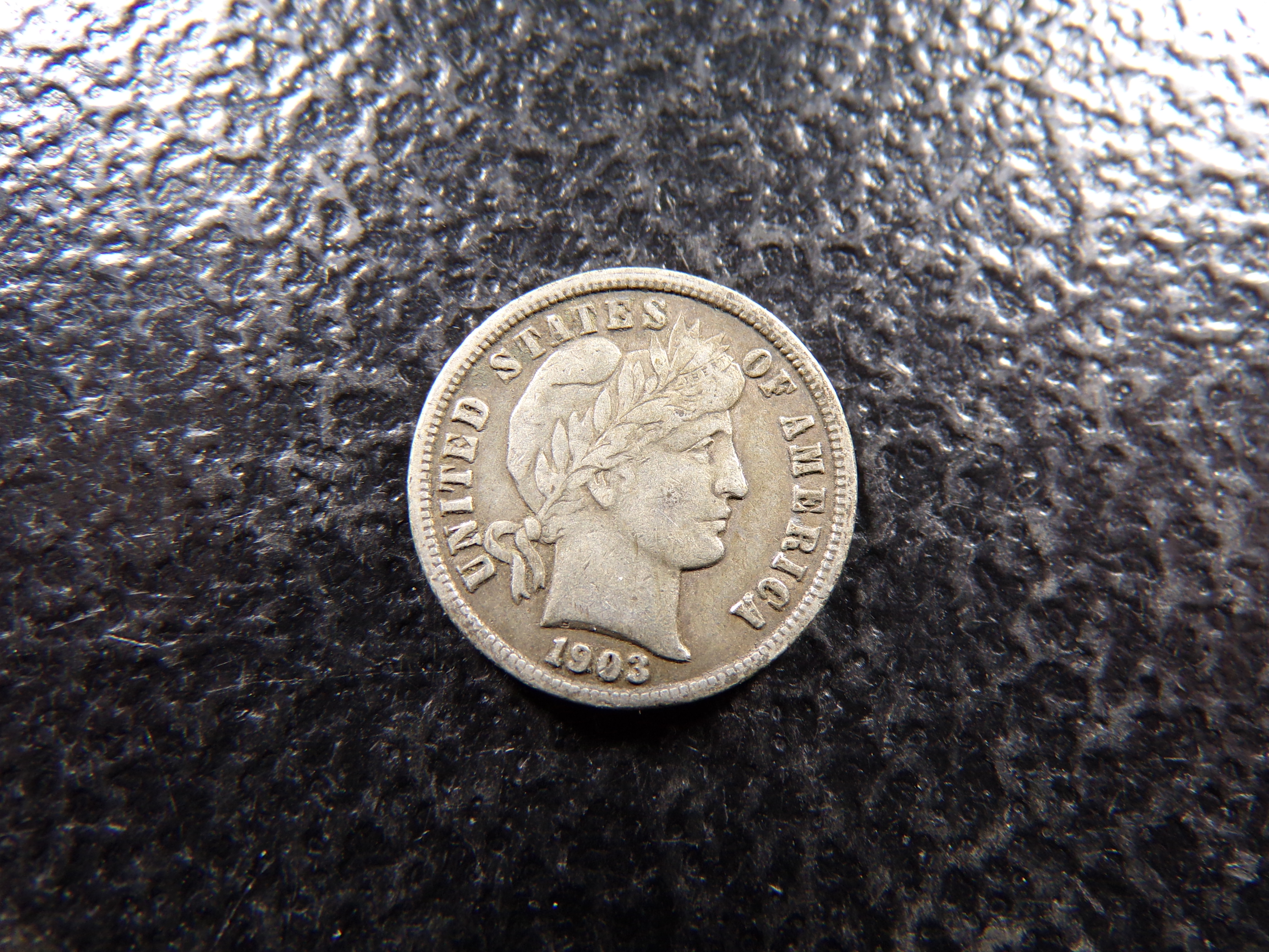 1903 BARBER SILVER DIME