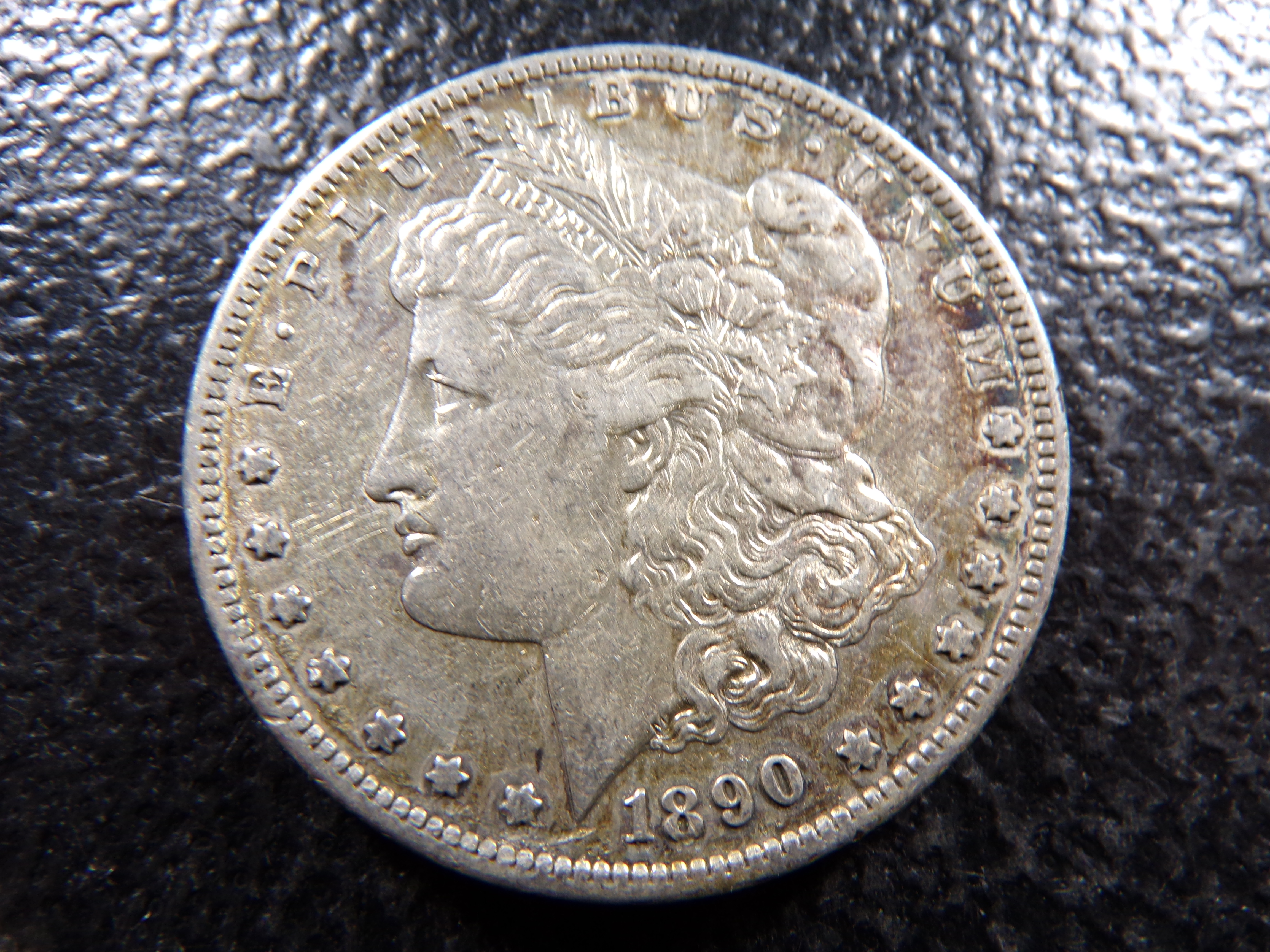1890-S MORGAN SILVER DOLLAR