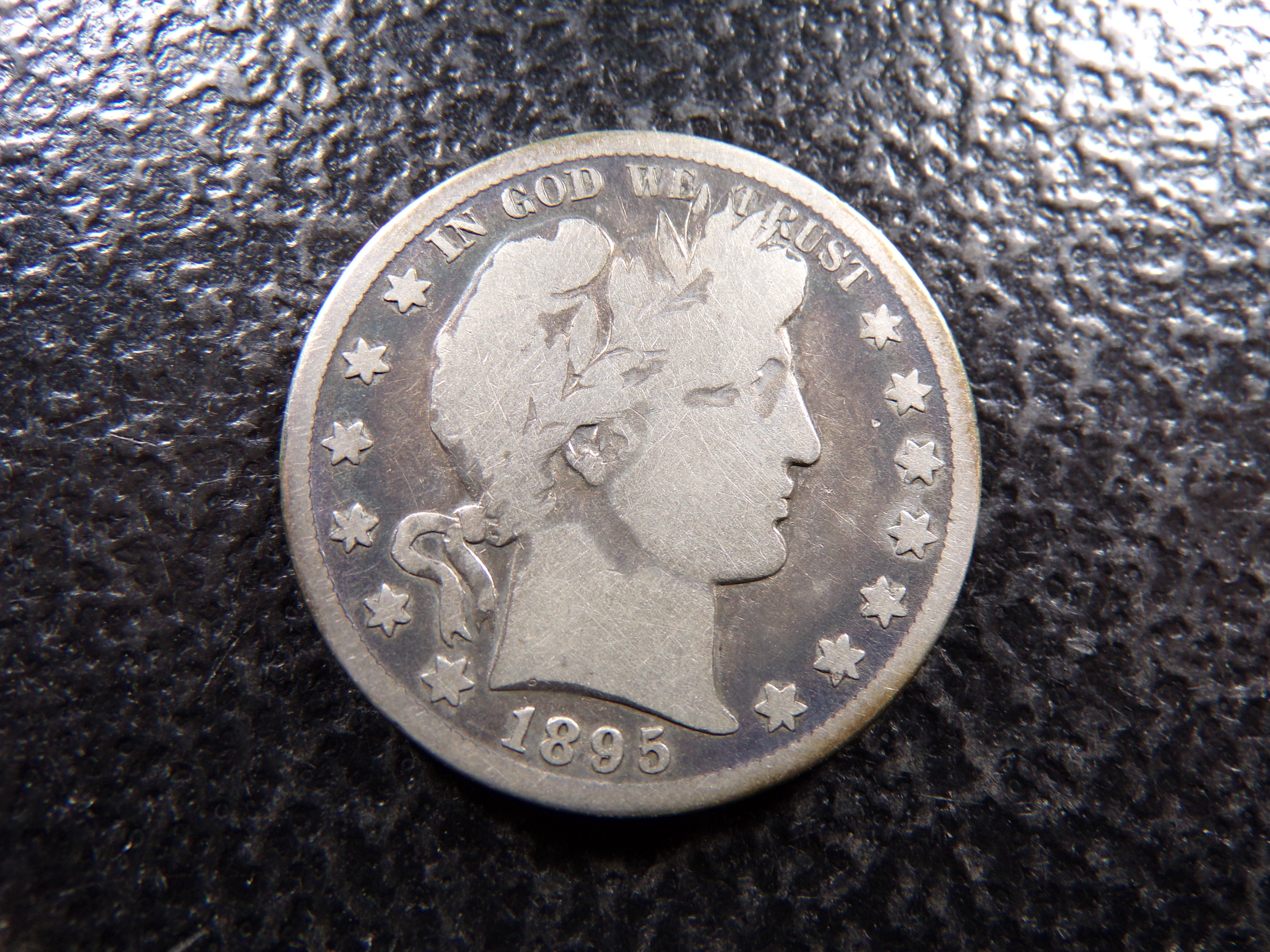 1895-O BARBER SILVER HALF DOLLAR