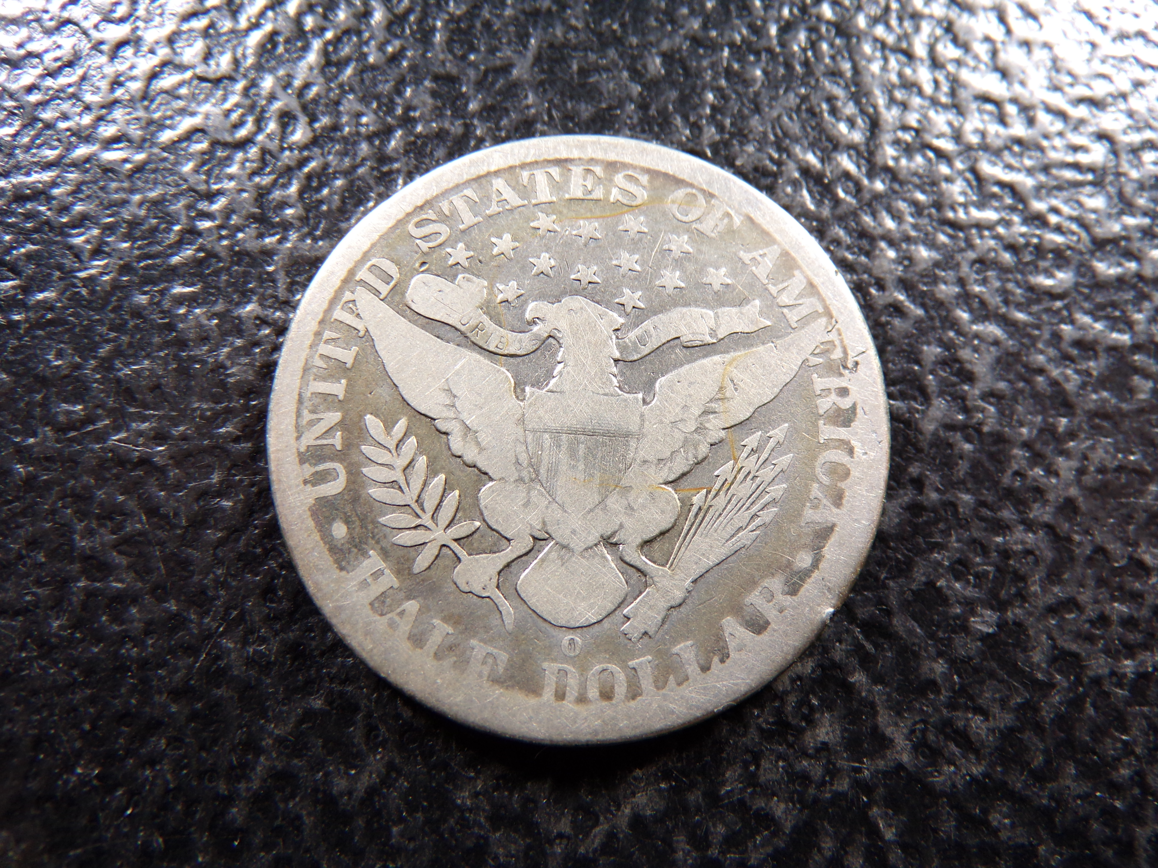 1895-O BARBER SILVER HALF DOLLAR