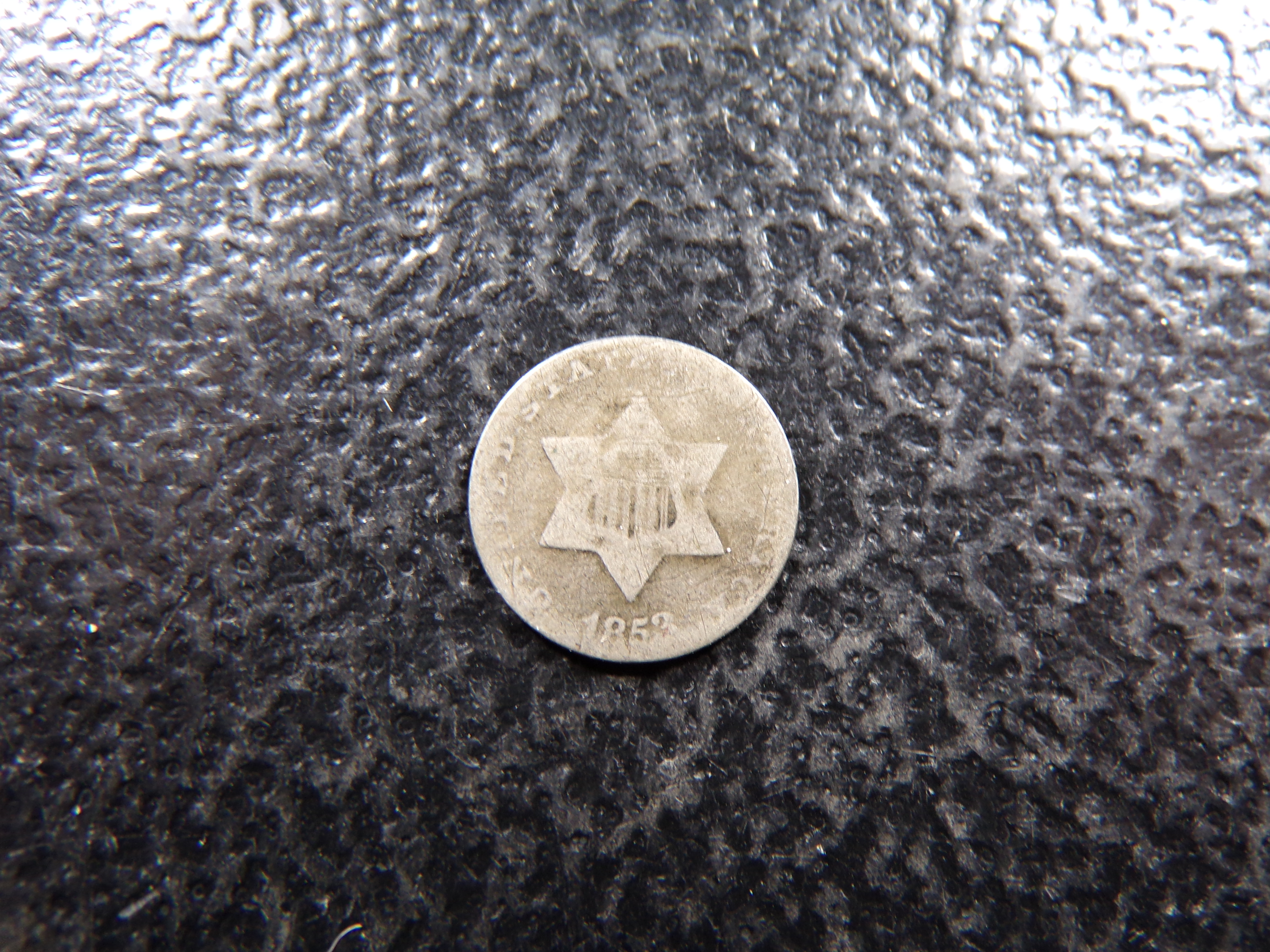 1853 THREE CENT SILVER