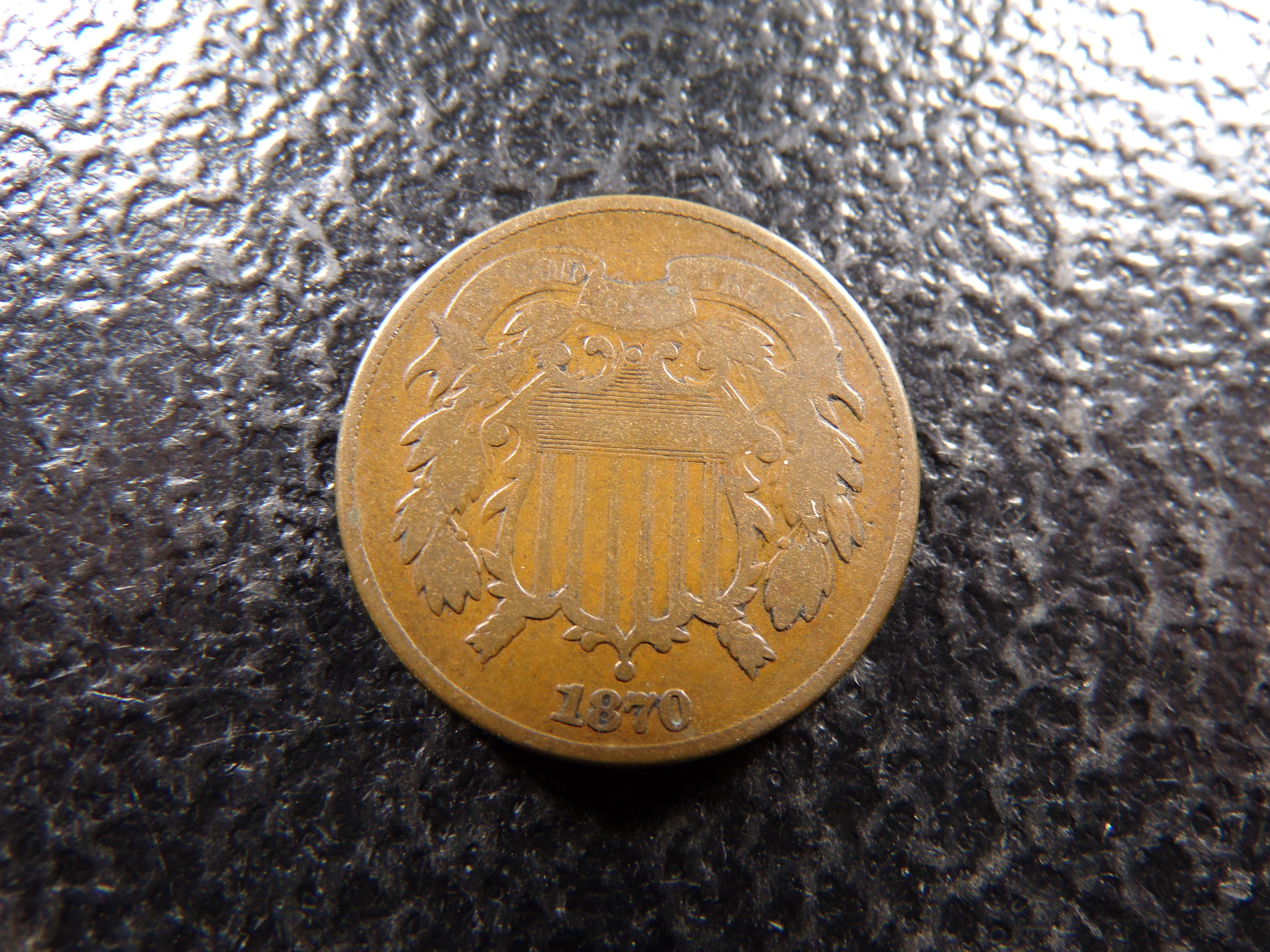1870 TWO CENT PIECE