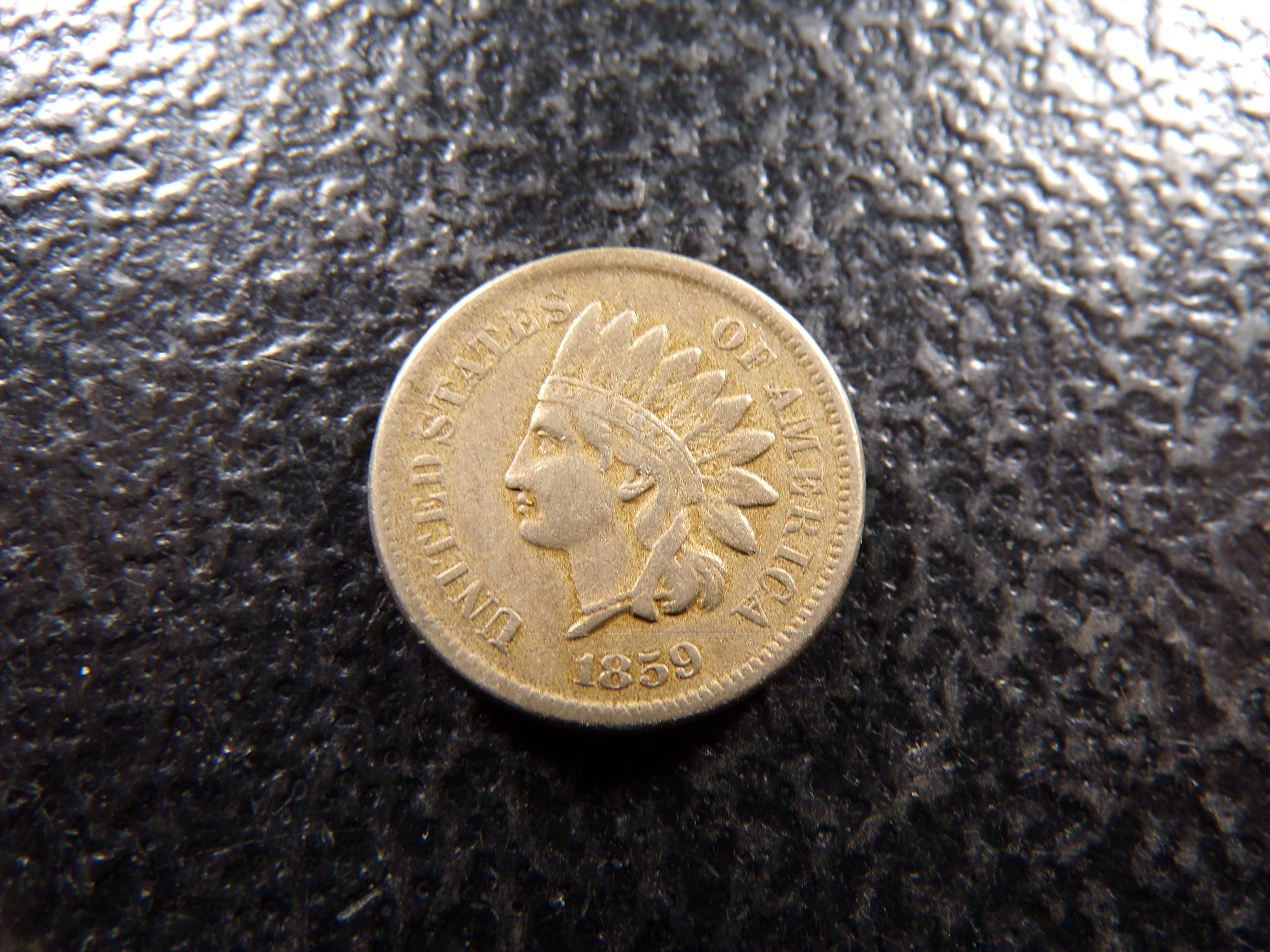 1859 COPPER NICKEL INDIAN CENT