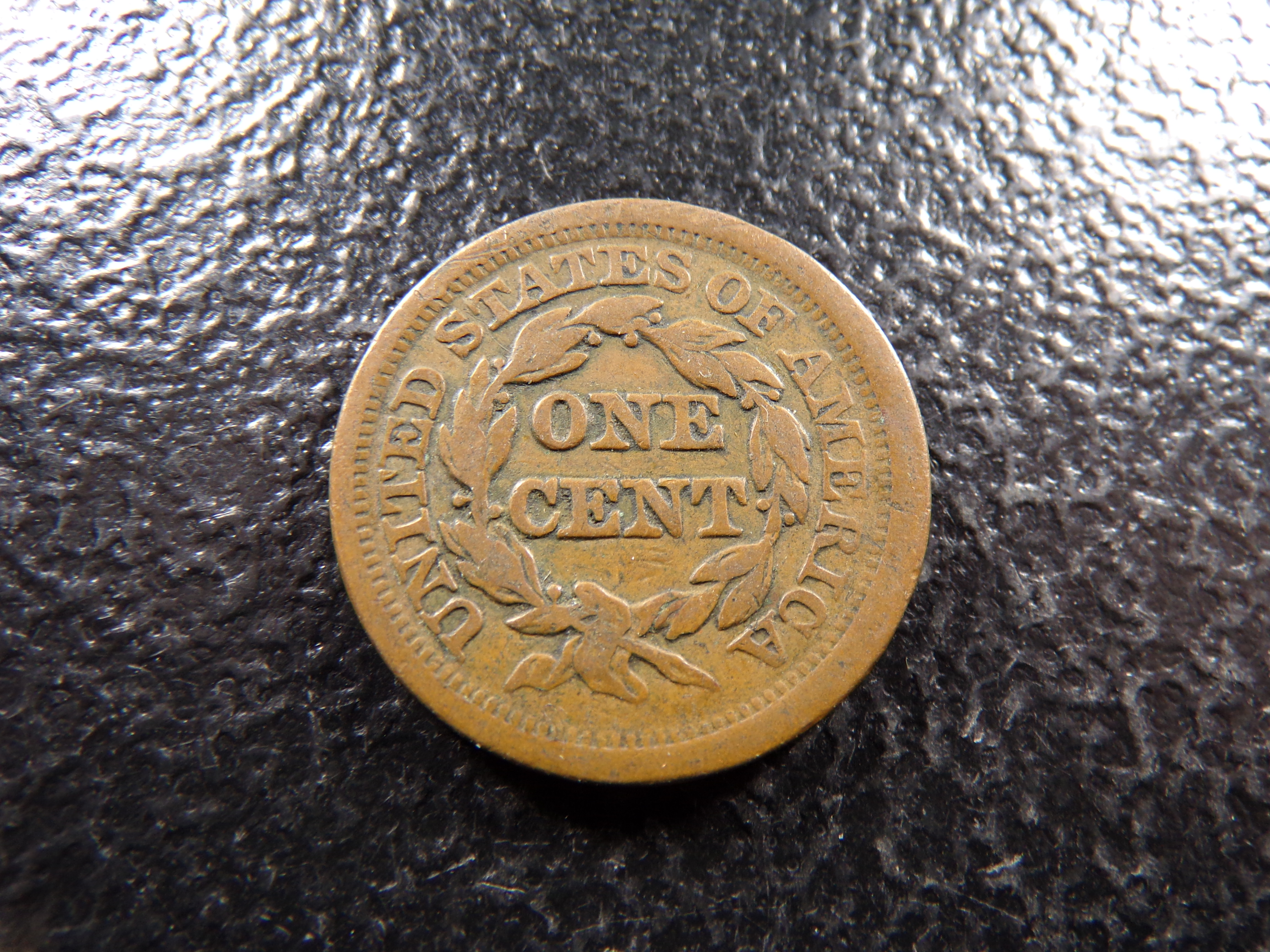 1852 BRAIDED HAIR LARGE CENT