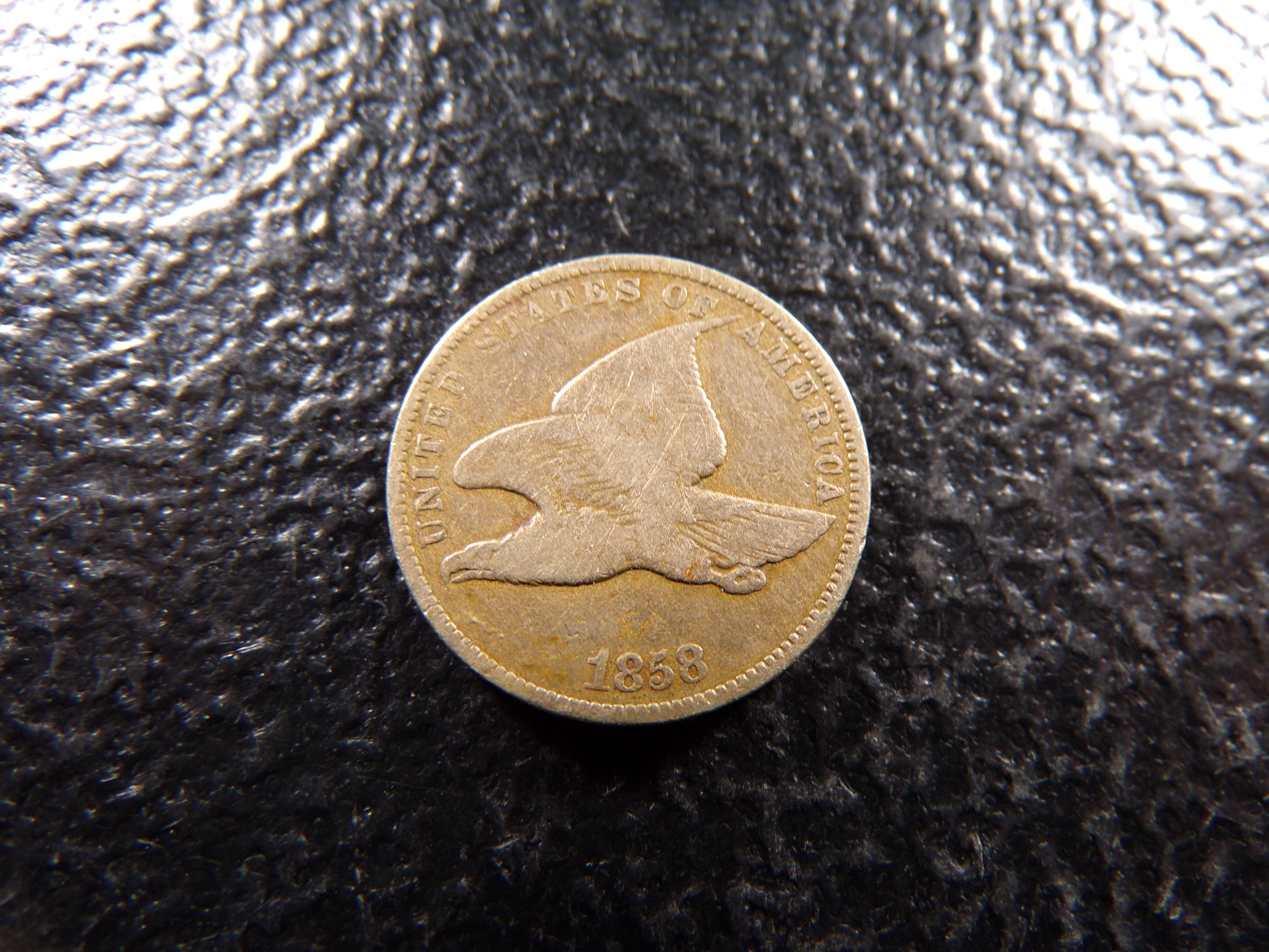 1858 FLYING EAGLE CENT