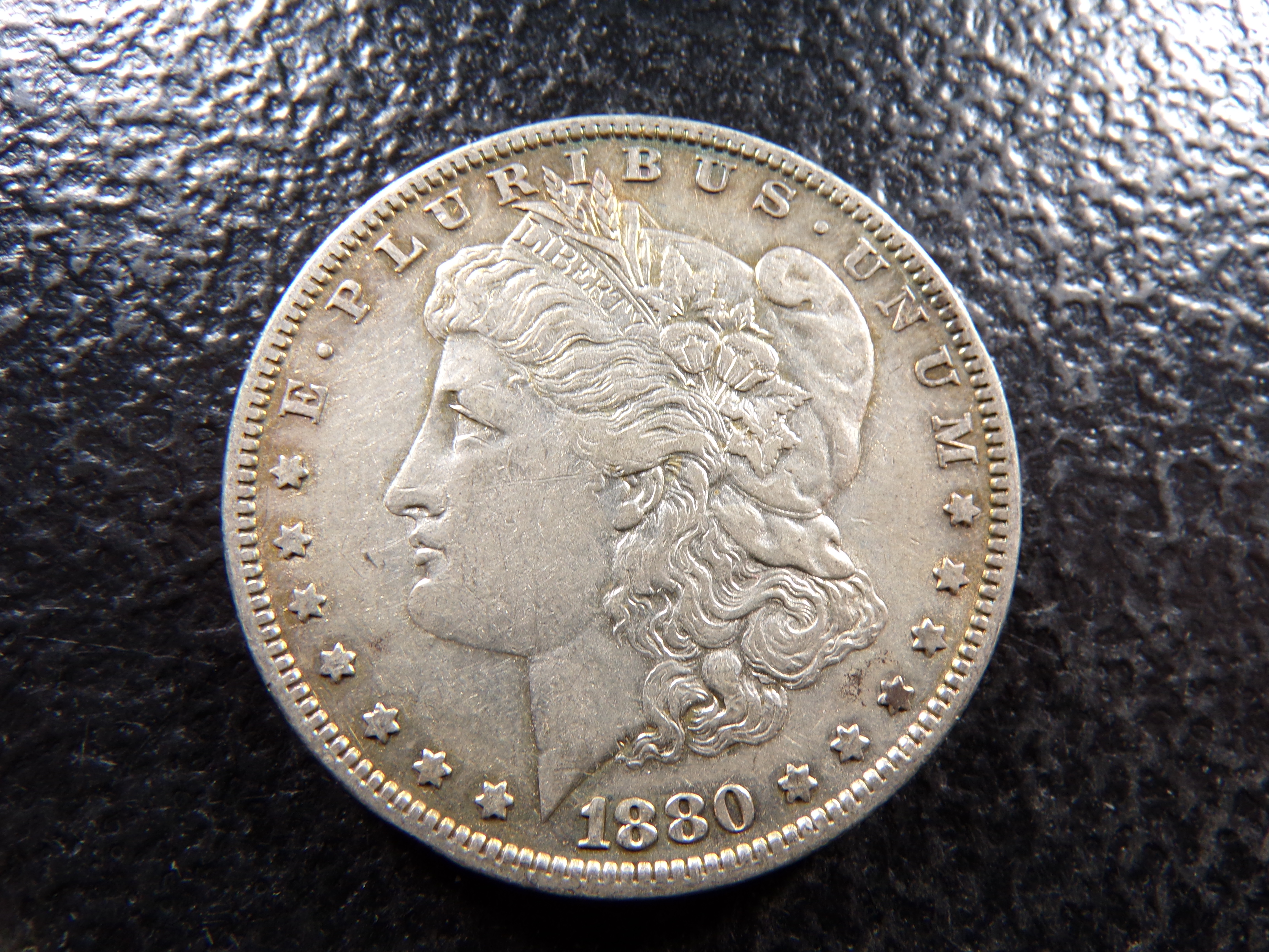 1880-O MORGAN SILVER DOLLAR