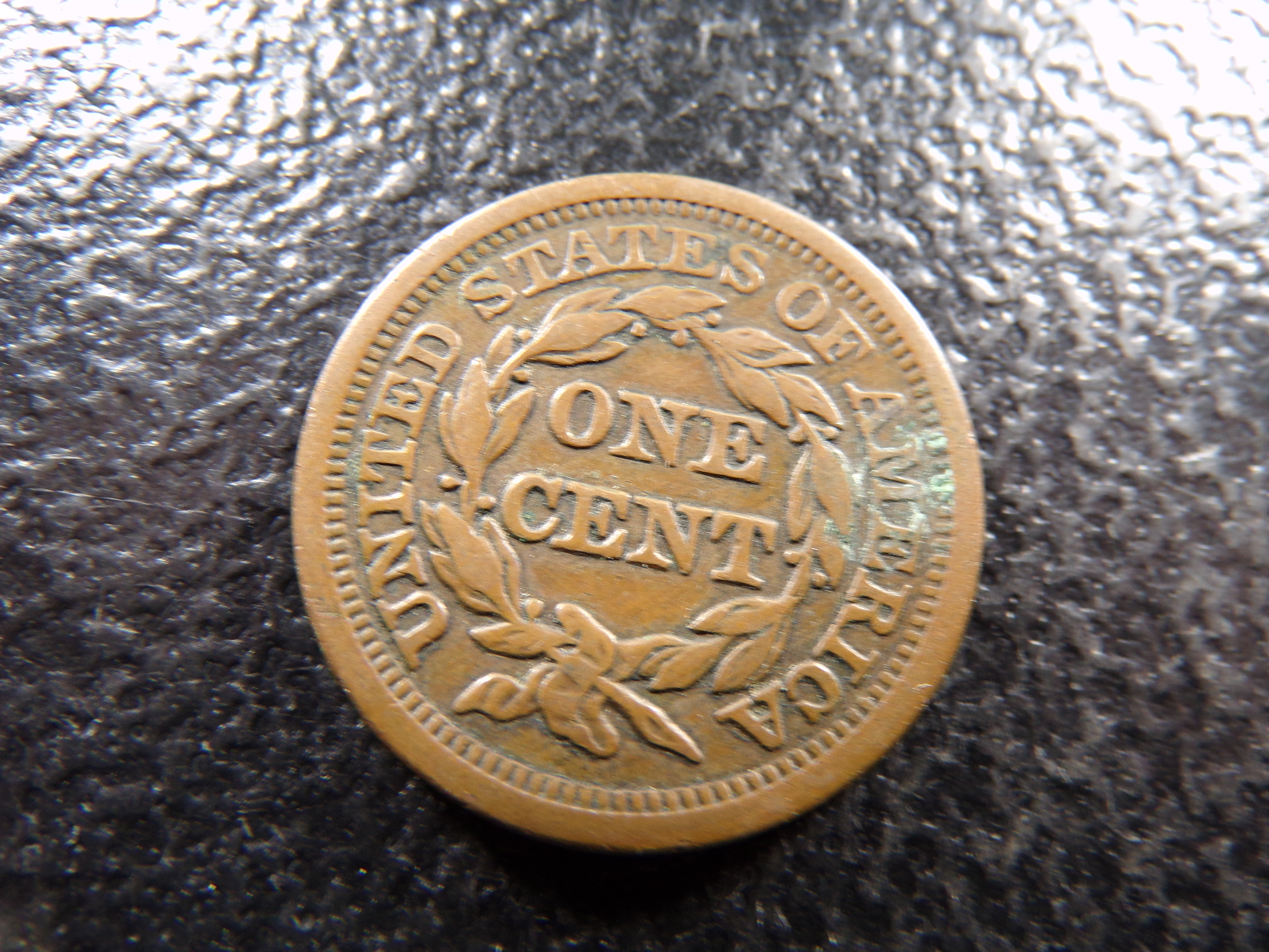 1853 BRAIDED HAIR LARGE CENT