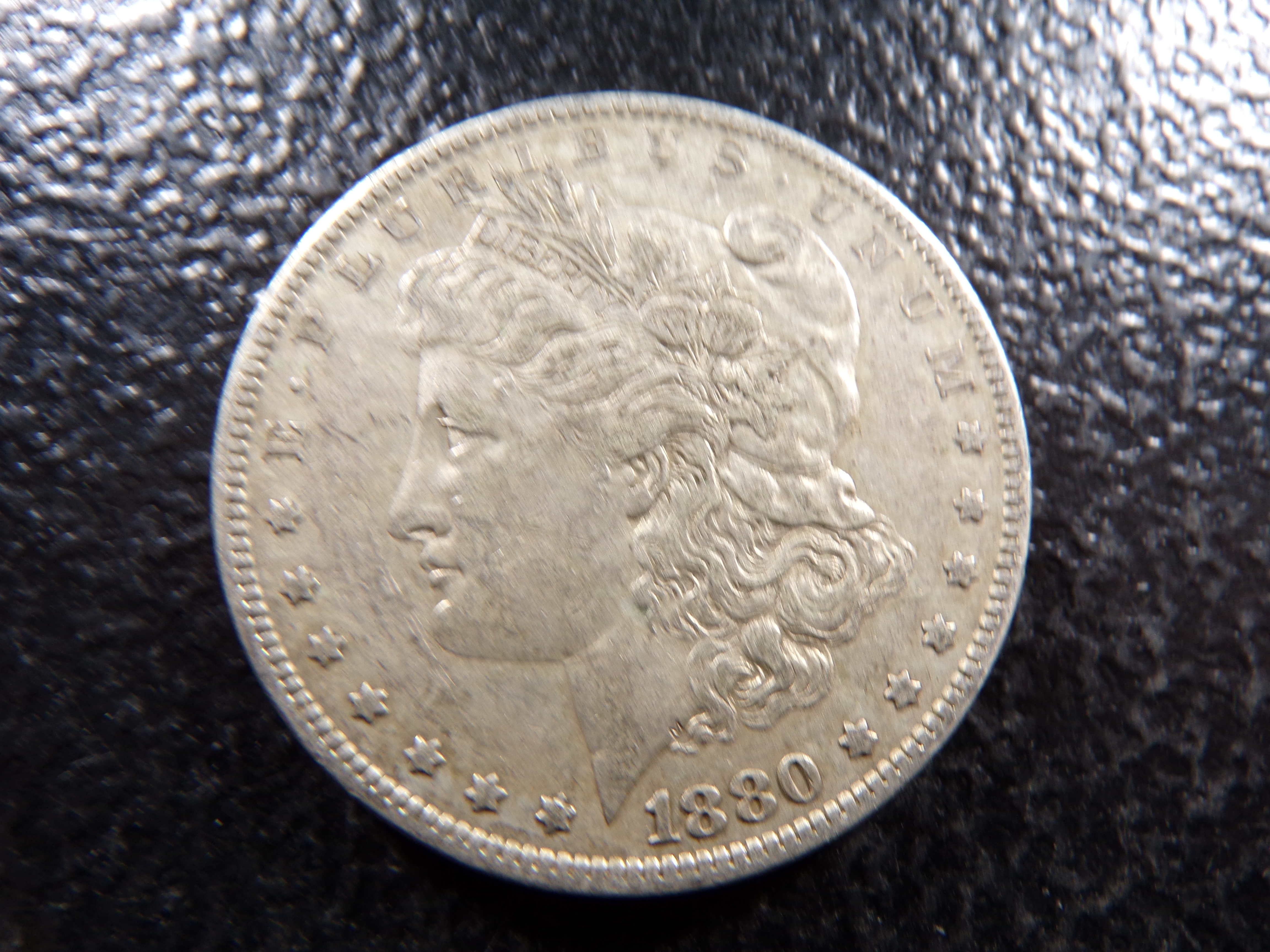 1880-O MORGAN SILVER DOLLAR