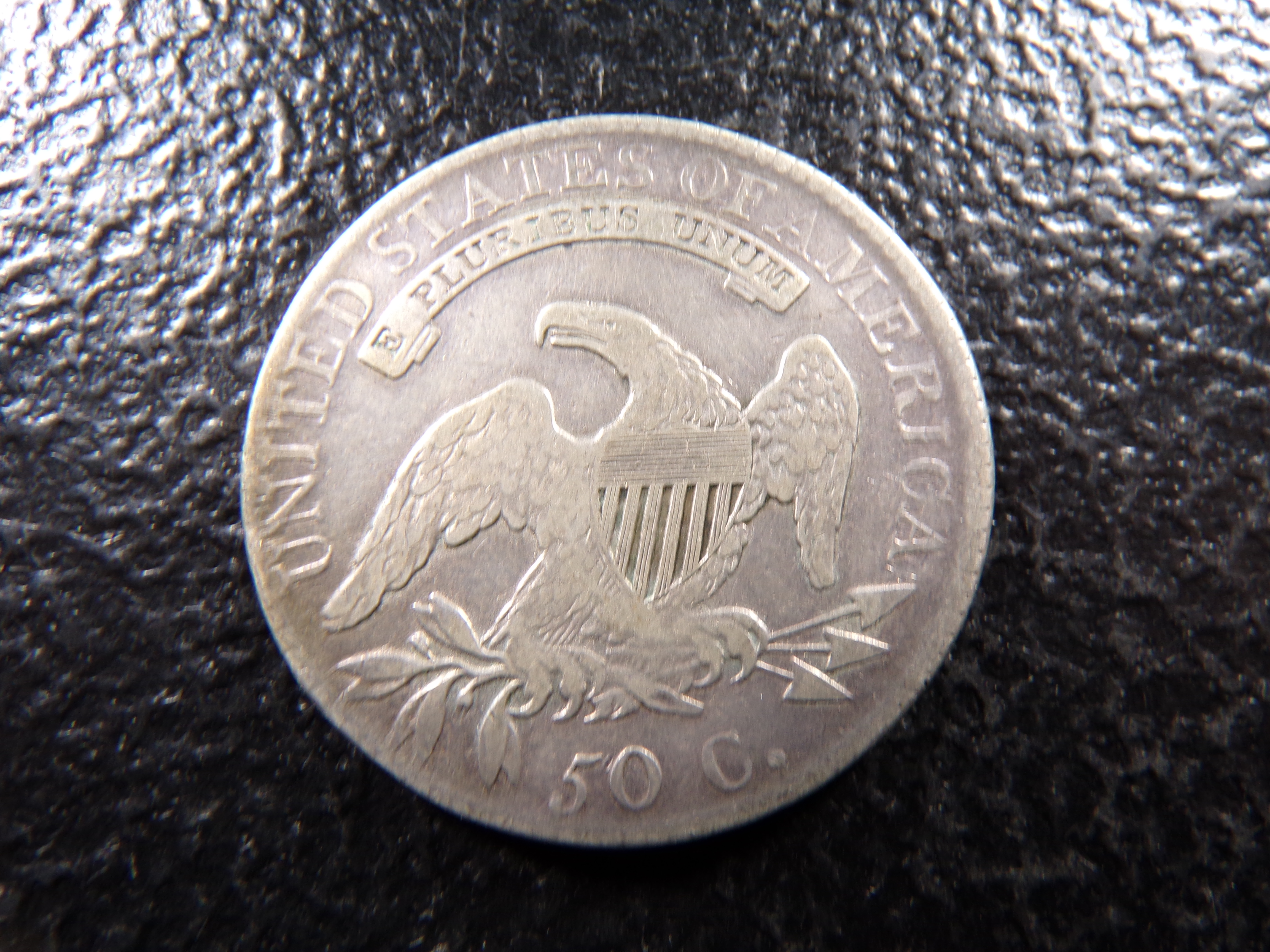 1818 RARE DATE CAPPED BUST SILVER HALF DOLLAR