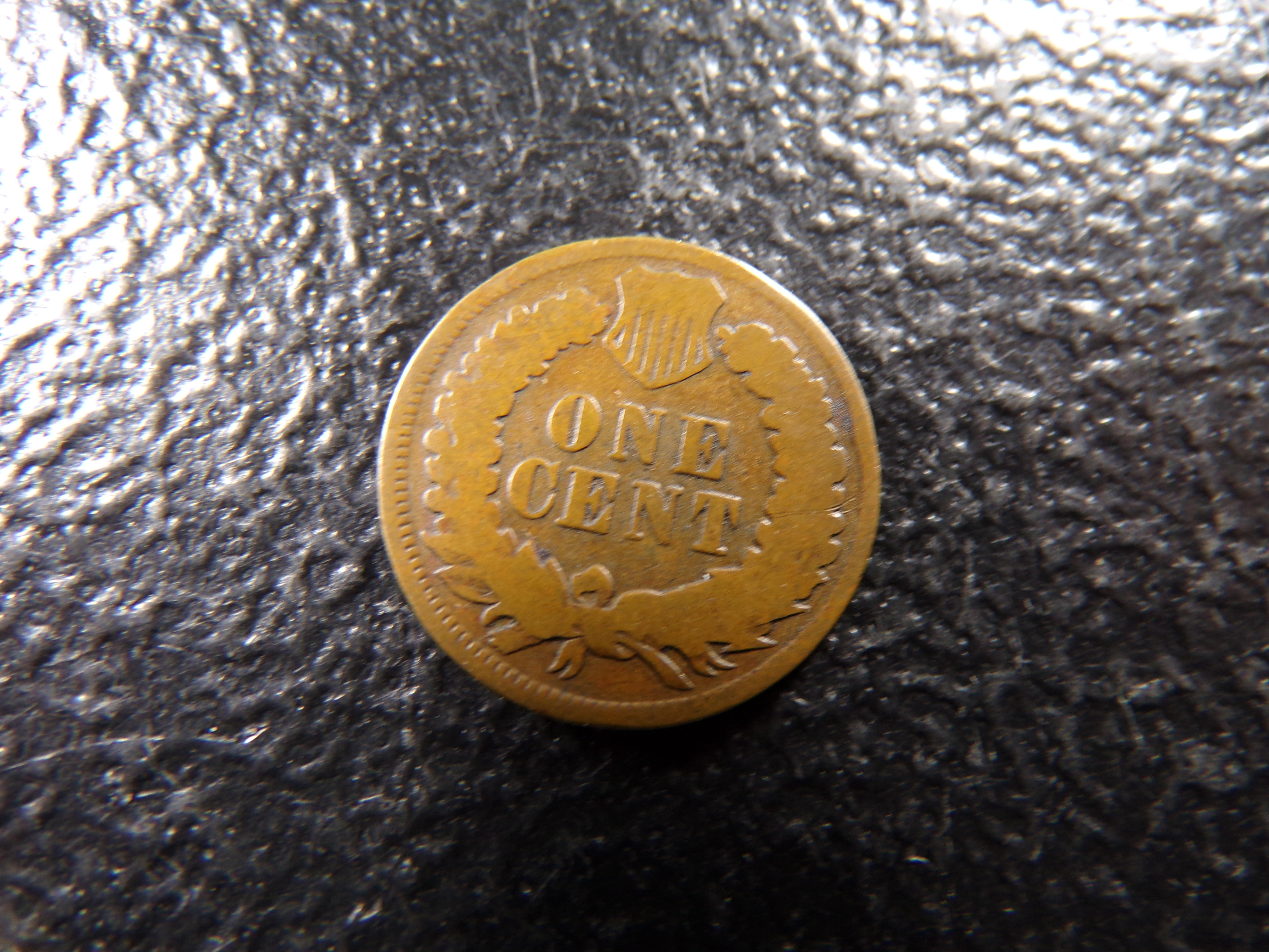 1873 OPEN 3 INDIAN HEAD CENT