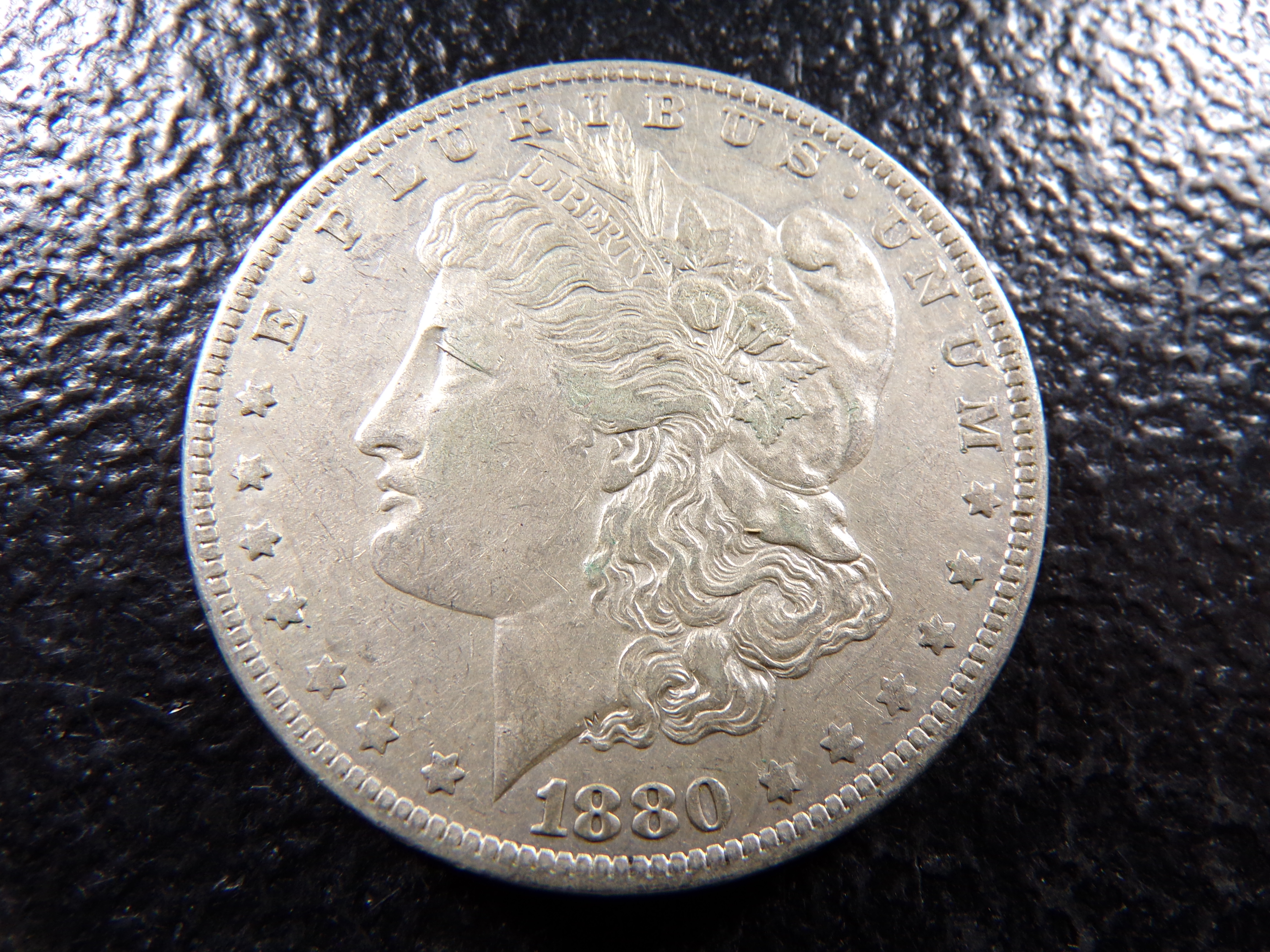 1880-O MORGAN SILVER DOLLAR