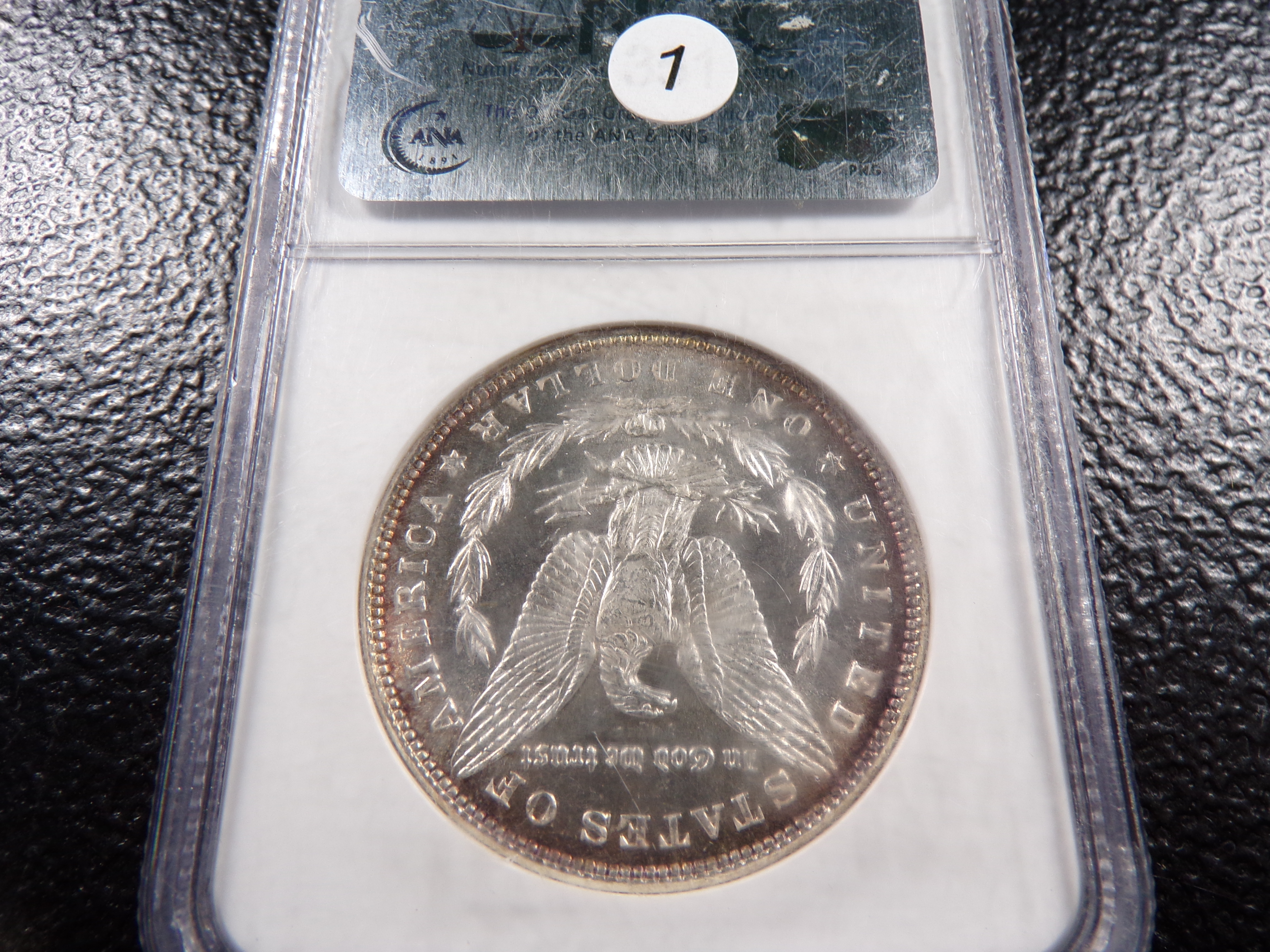 1886 NGC MS65 HIGH GRADE MORGAN SILVER DOLLAR