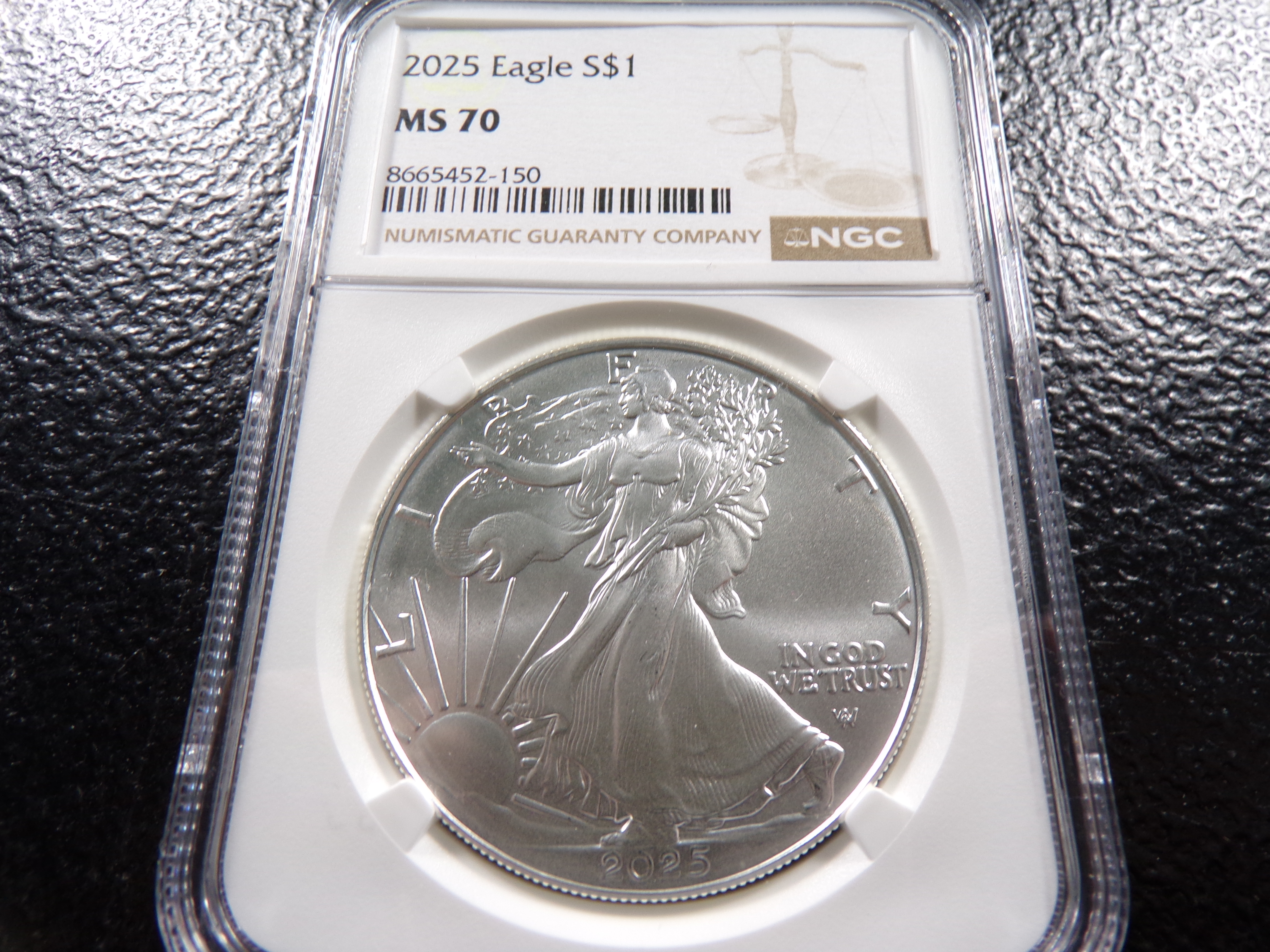 2025 NGC MS70 AMERICAN SILVER EAGLE DOLLAR