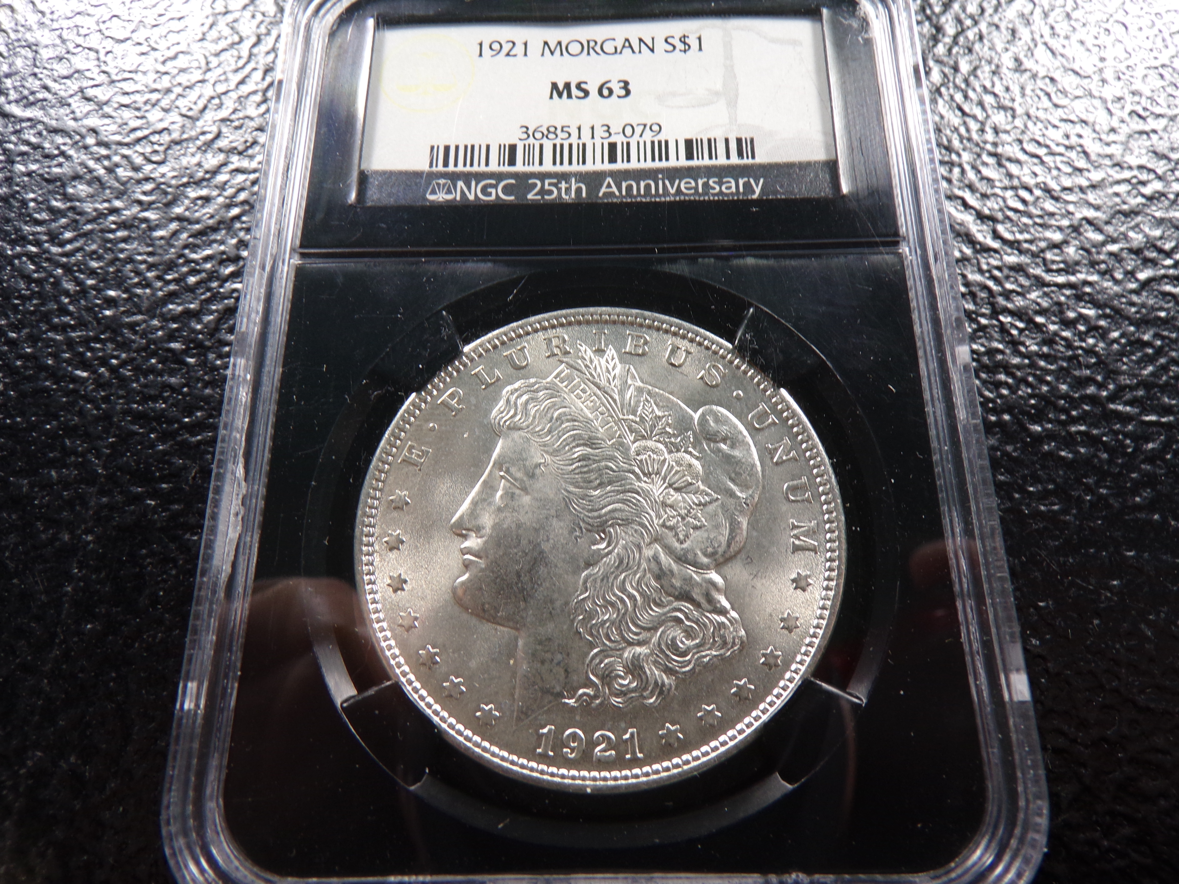 1921 NGC MS63 MORGAN SILVER DOLLAR