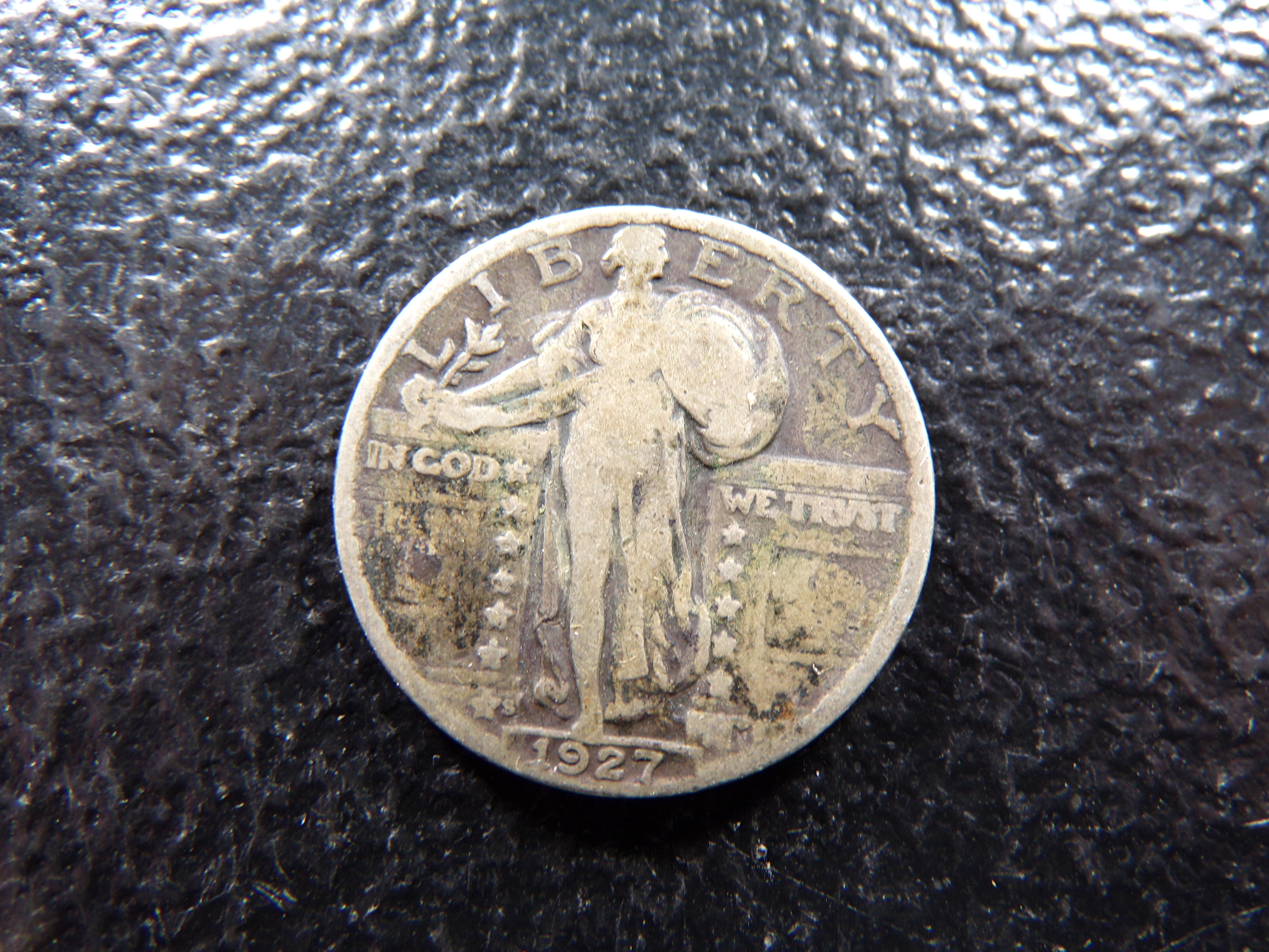 1927-S STANDING LIBERTY SILVER QUARTER