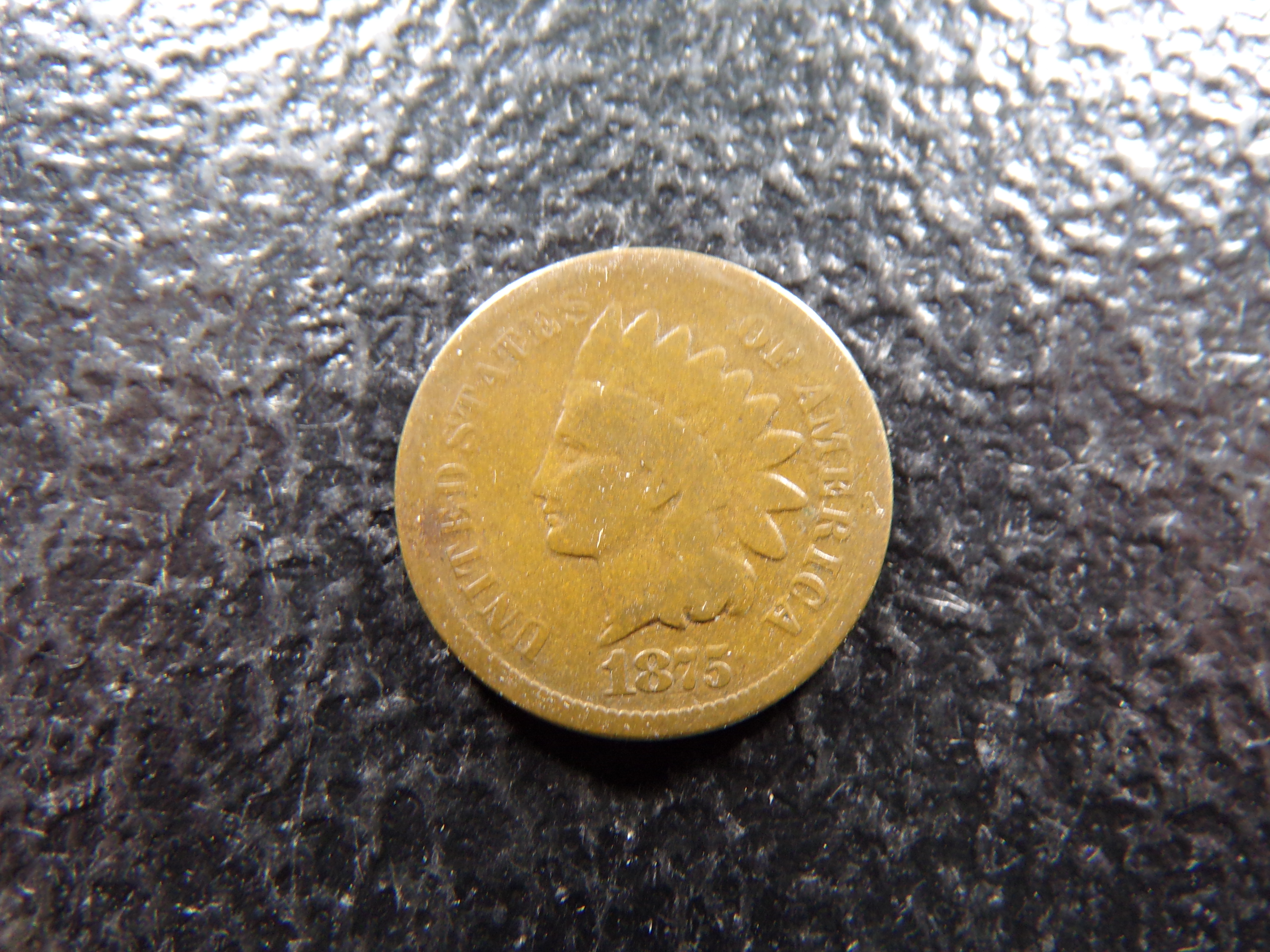 1875 INDIAN HEAD CENT