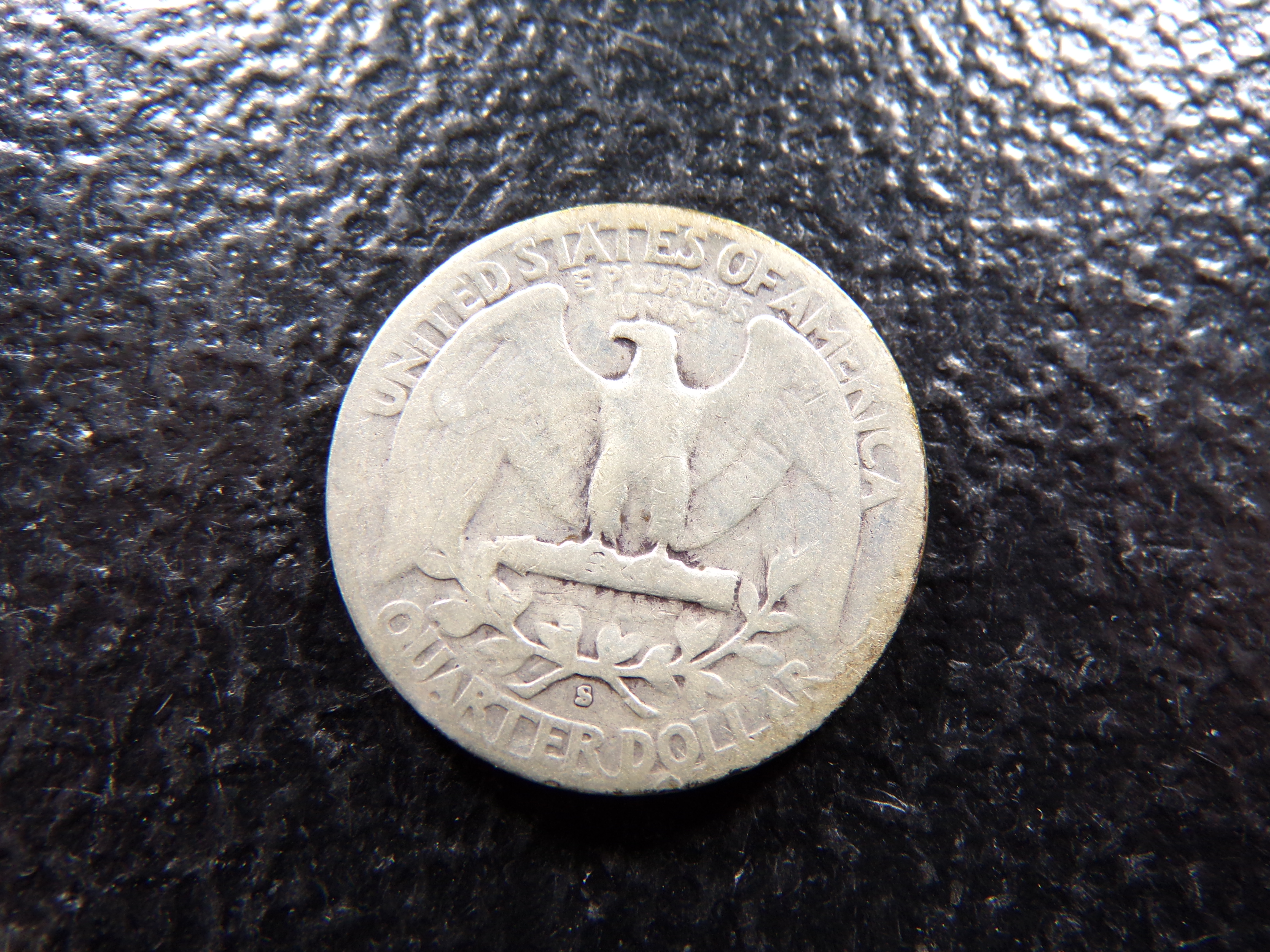 1942-S WASHINGTON SILVER QUARTER