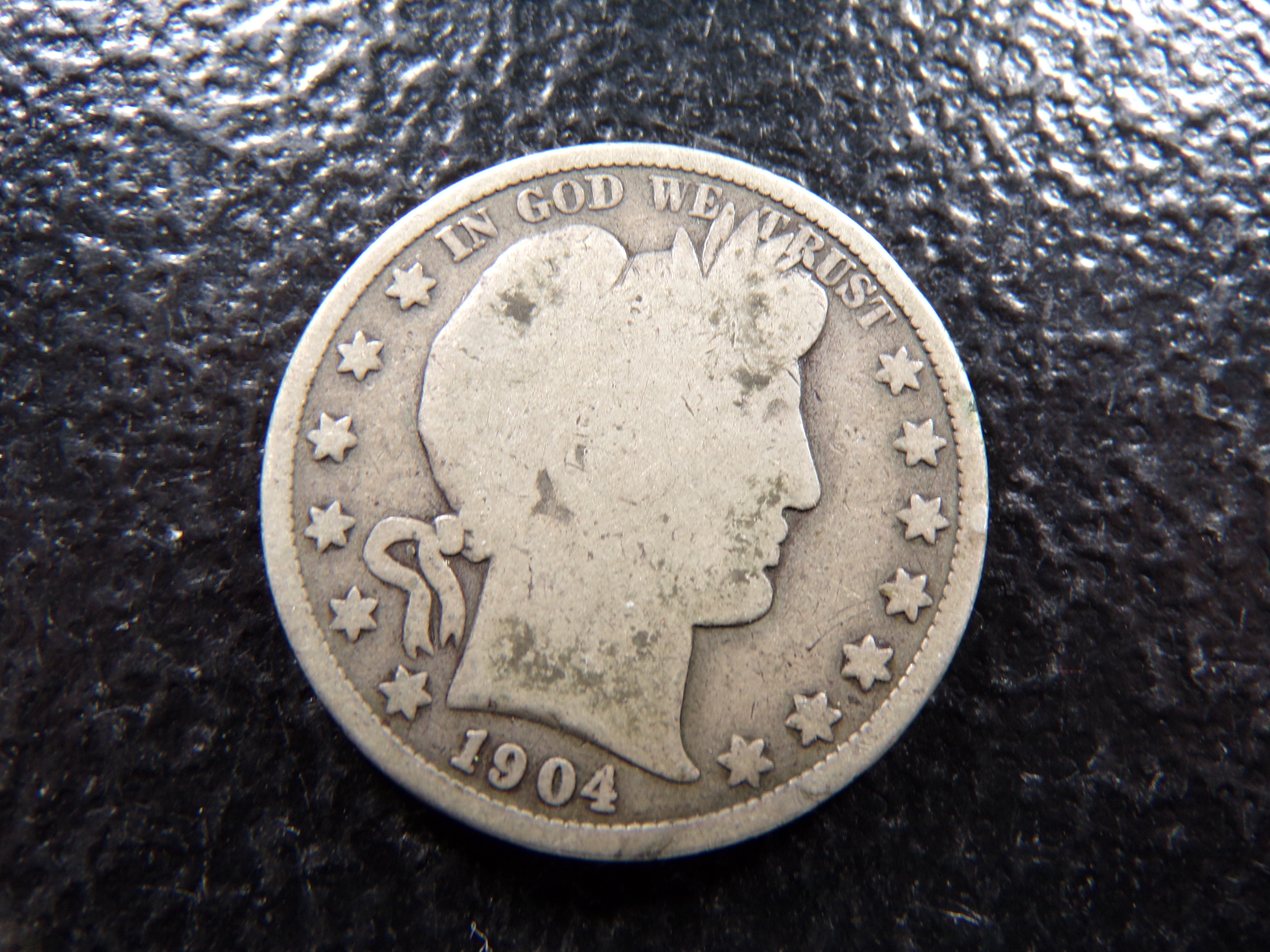 1904-S BARBER SILVER HALF DOLLAR