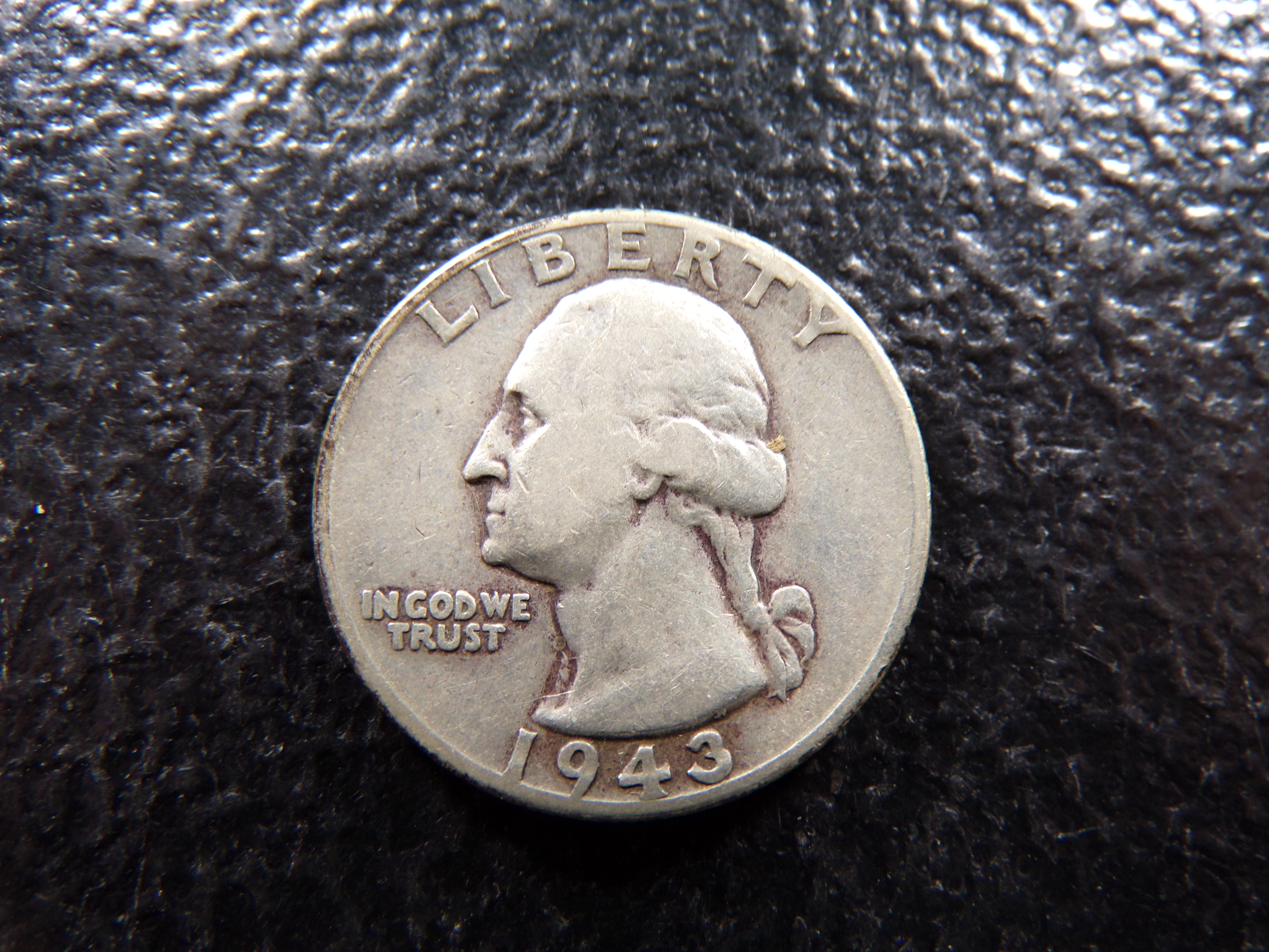 1943 WASHINGTON SILVER QUARTER
