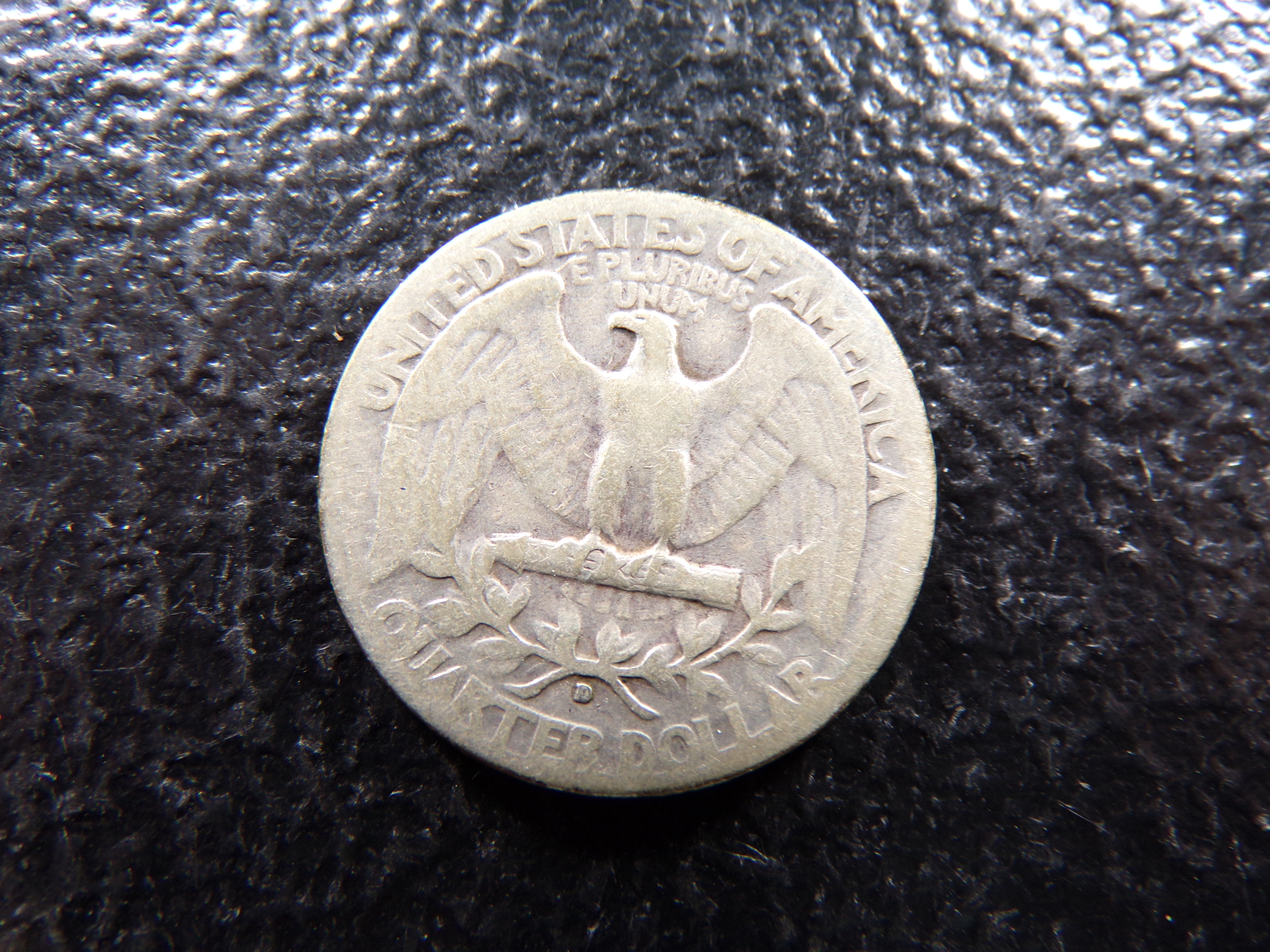 1943-D WASHINGTON SILVER QUARTER