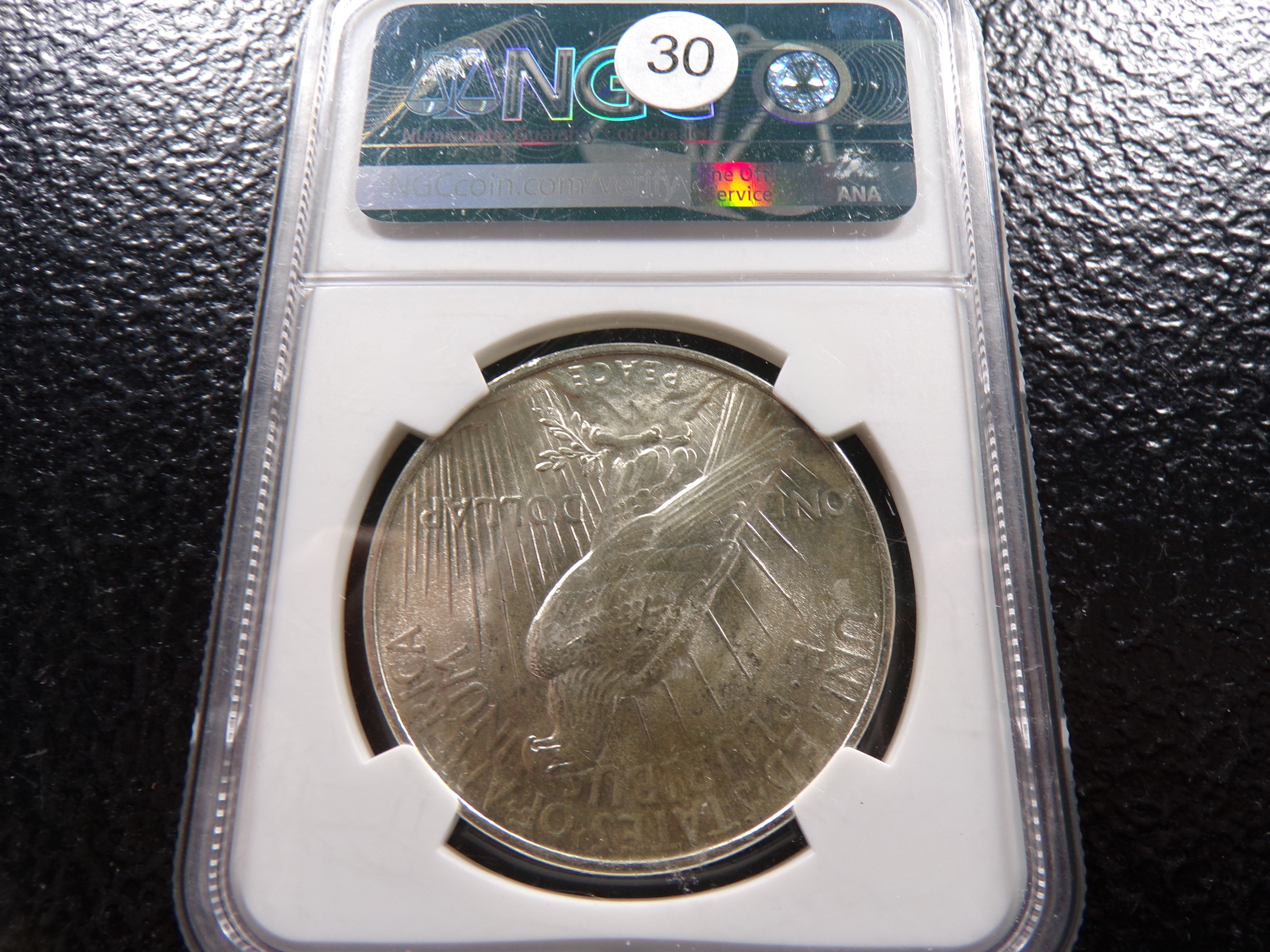 1922 NGC MS62 PEACE SILVER DOLLAR